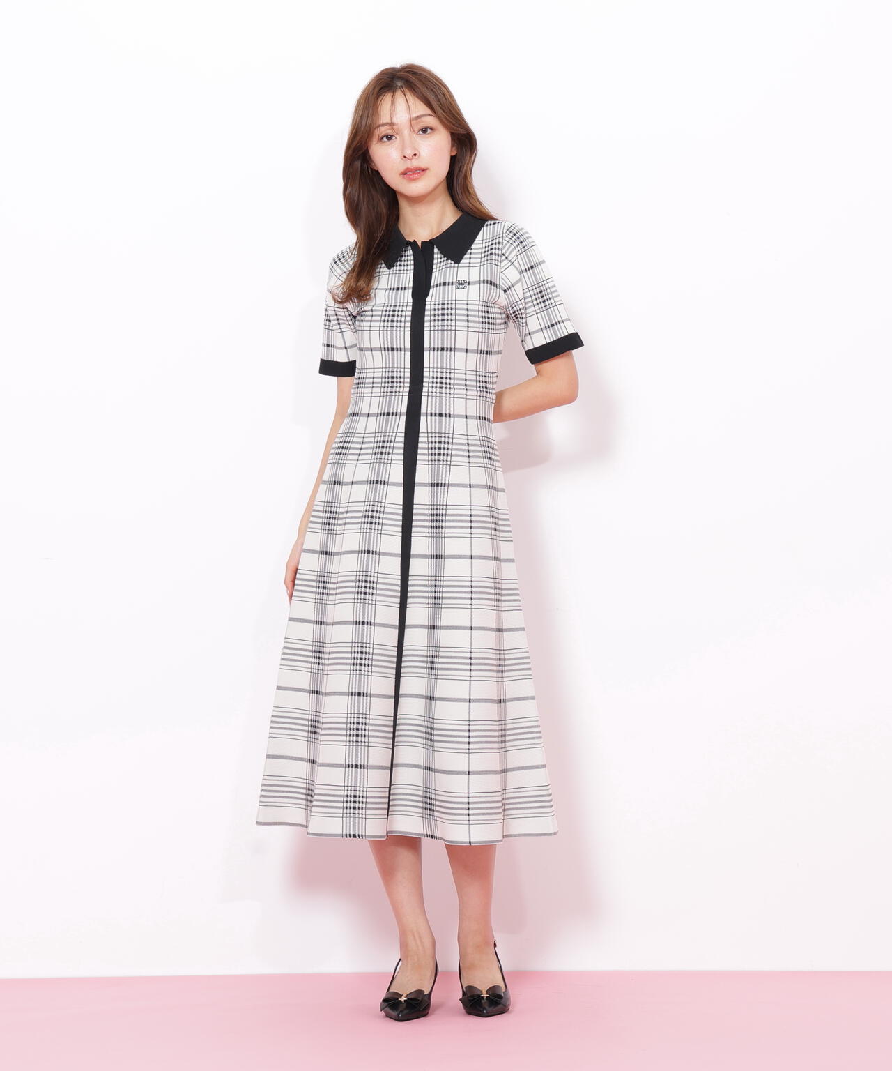 ビッグチェックニットワンピース | JILL by JILL STUART（ジル バイ