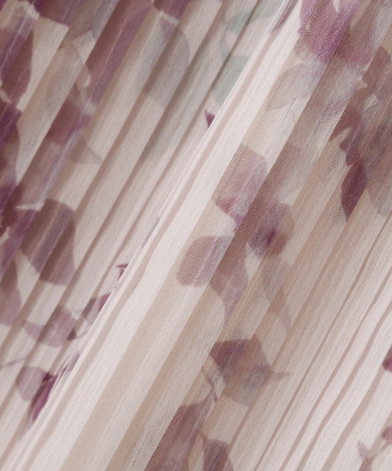 ぼかしフラワープリントワンピース