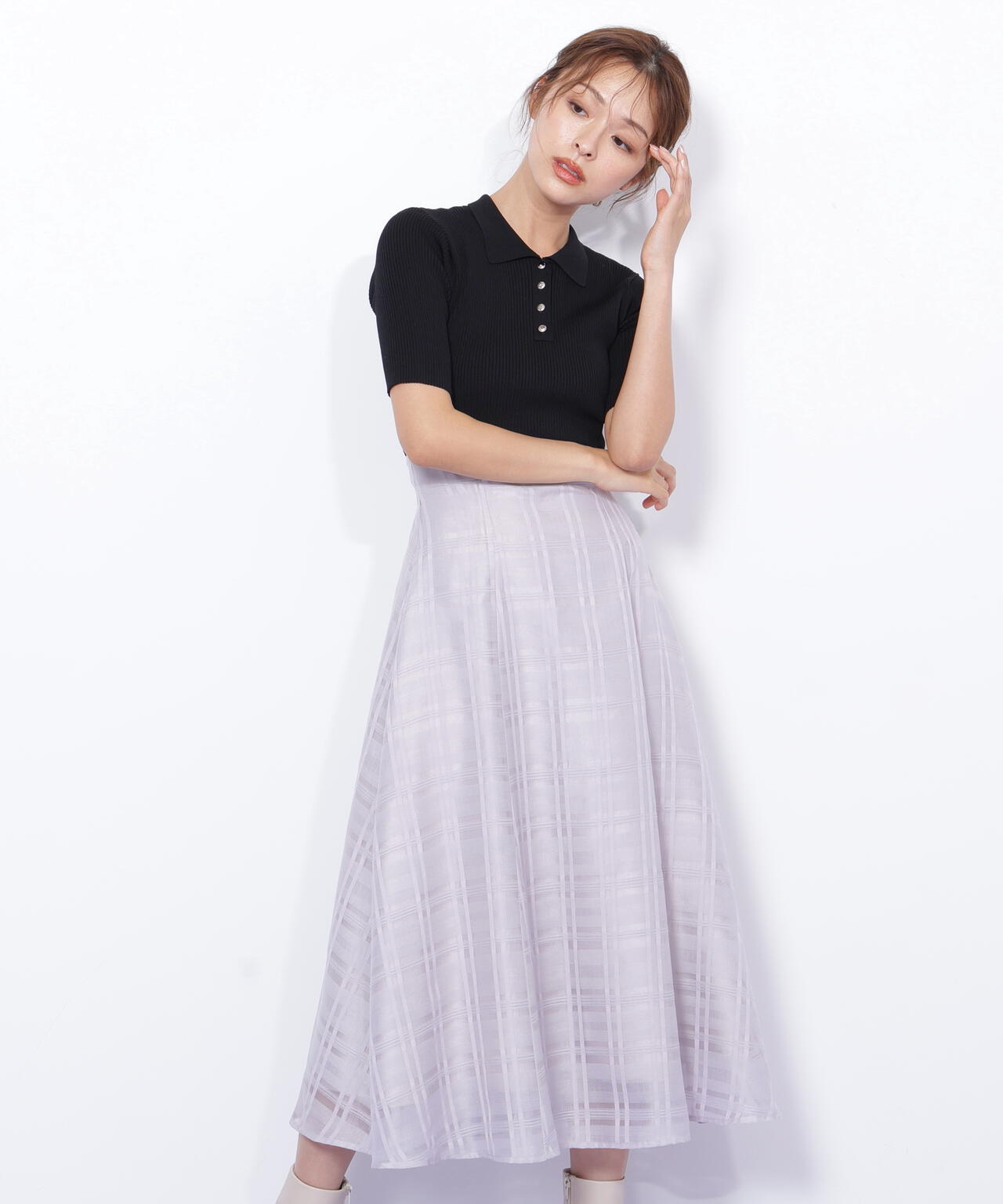 ポロ衿ドッキングワンピース | JILL by JILL STUART（ジル バイ ジル