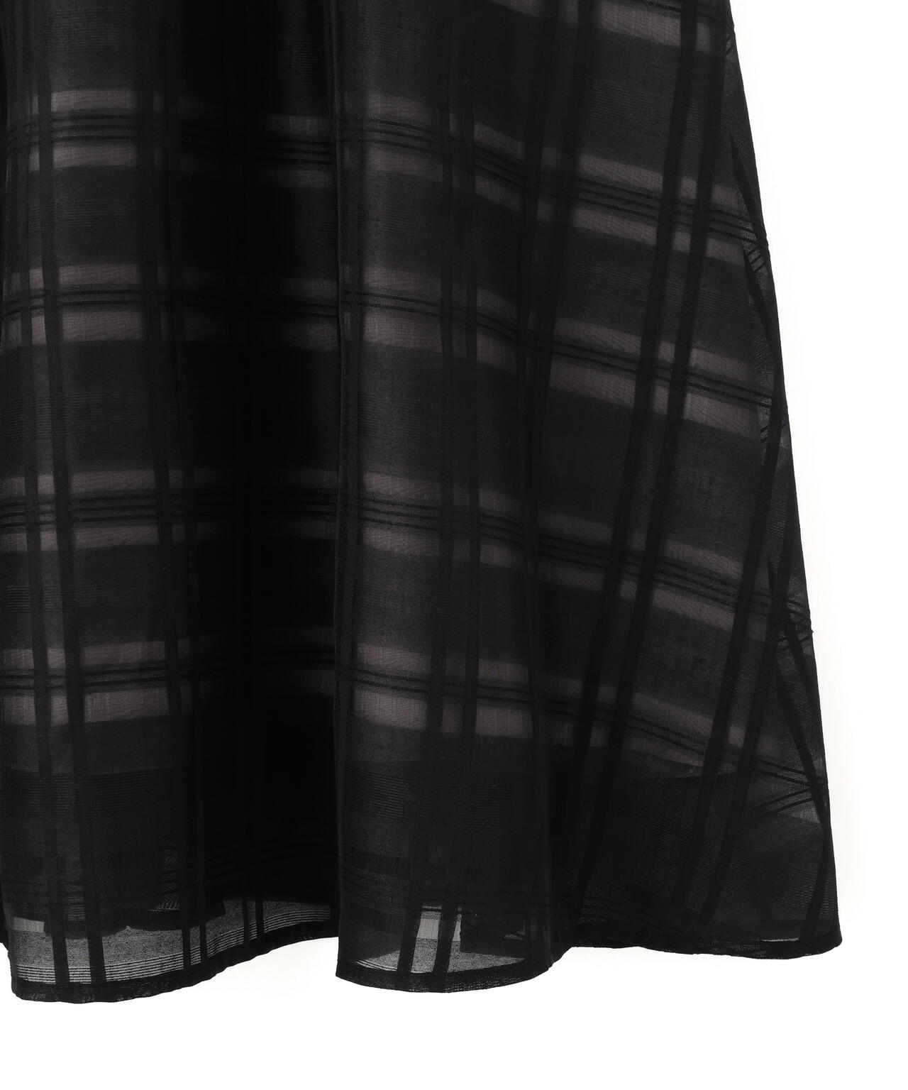 ポロ衿ドッキングワンピース