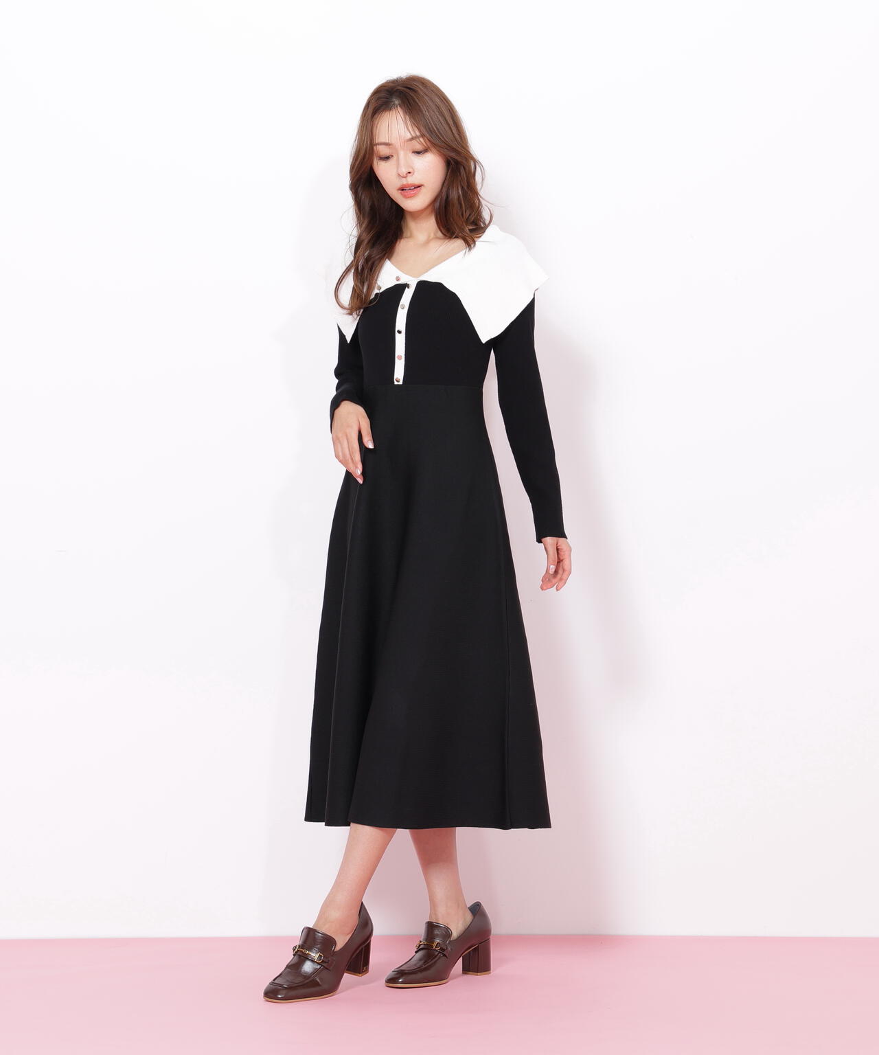 ビッグカラーニットワンピース | JILL by JILL STUART（ジル