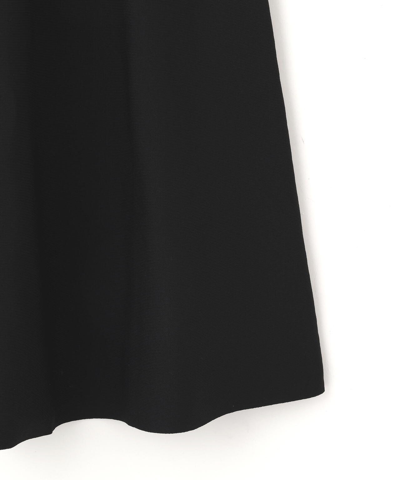 ビッグカラーニットワンピース