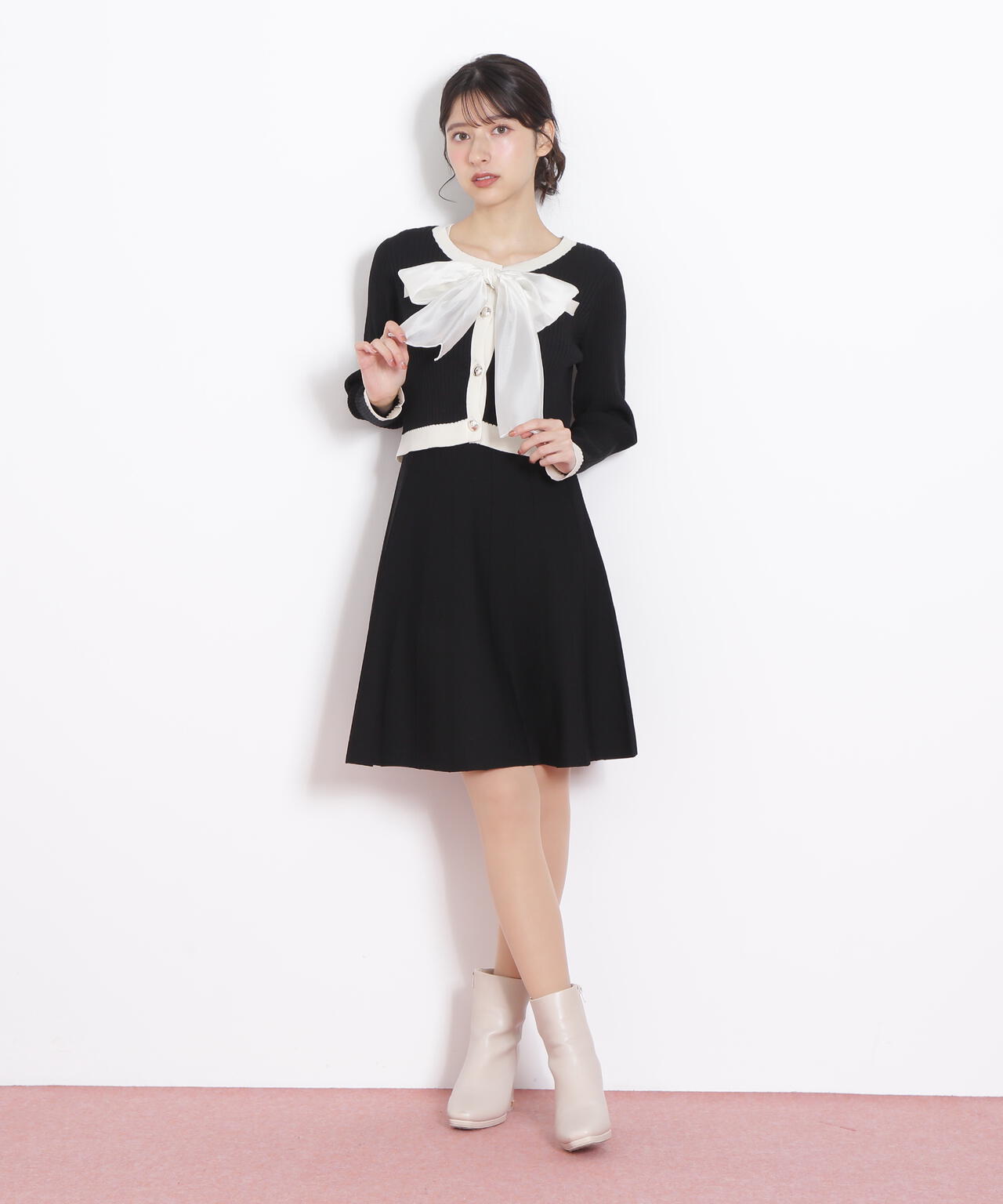 ビッグリボンニットアップ