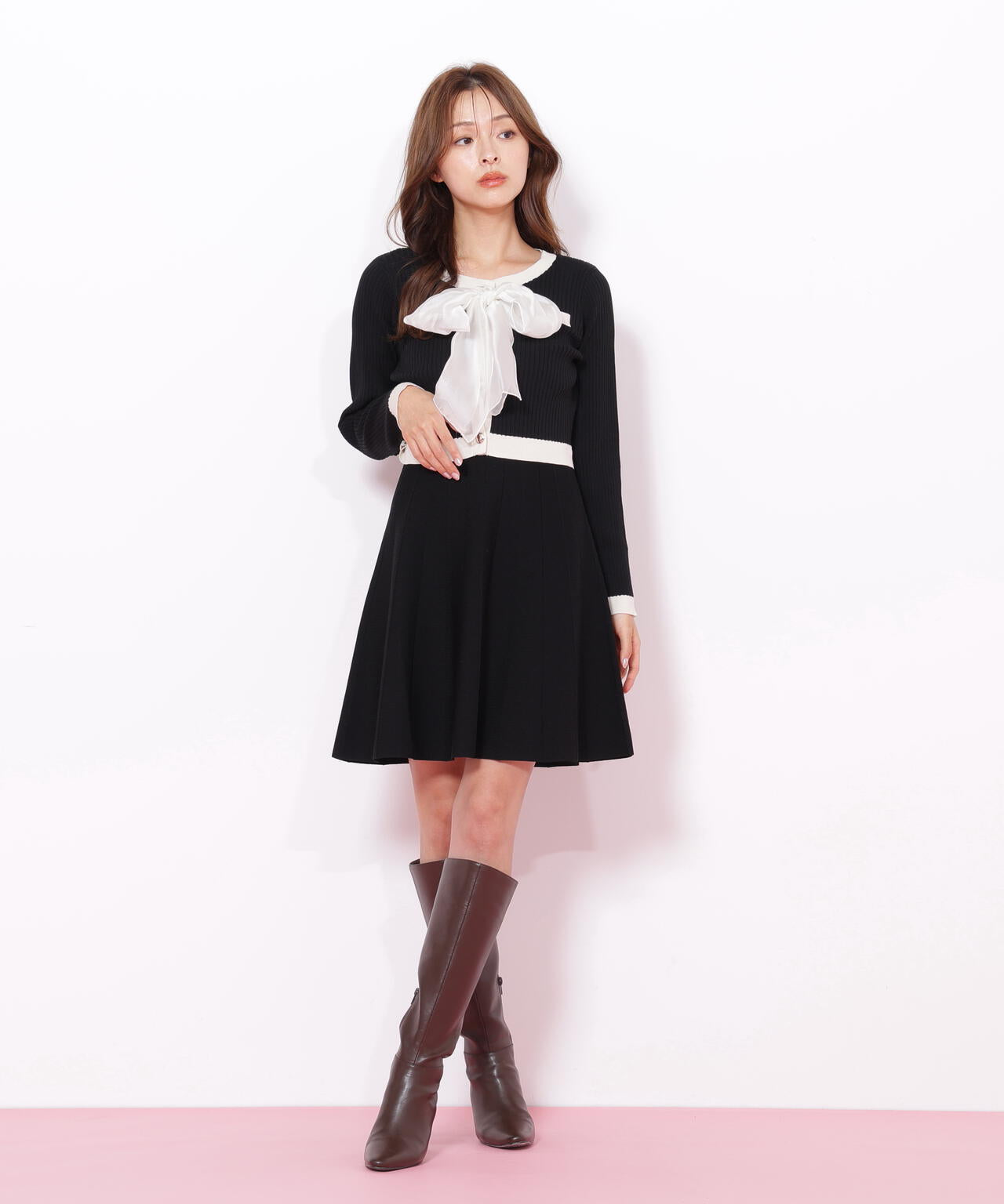 ビッグリボンニットアップ