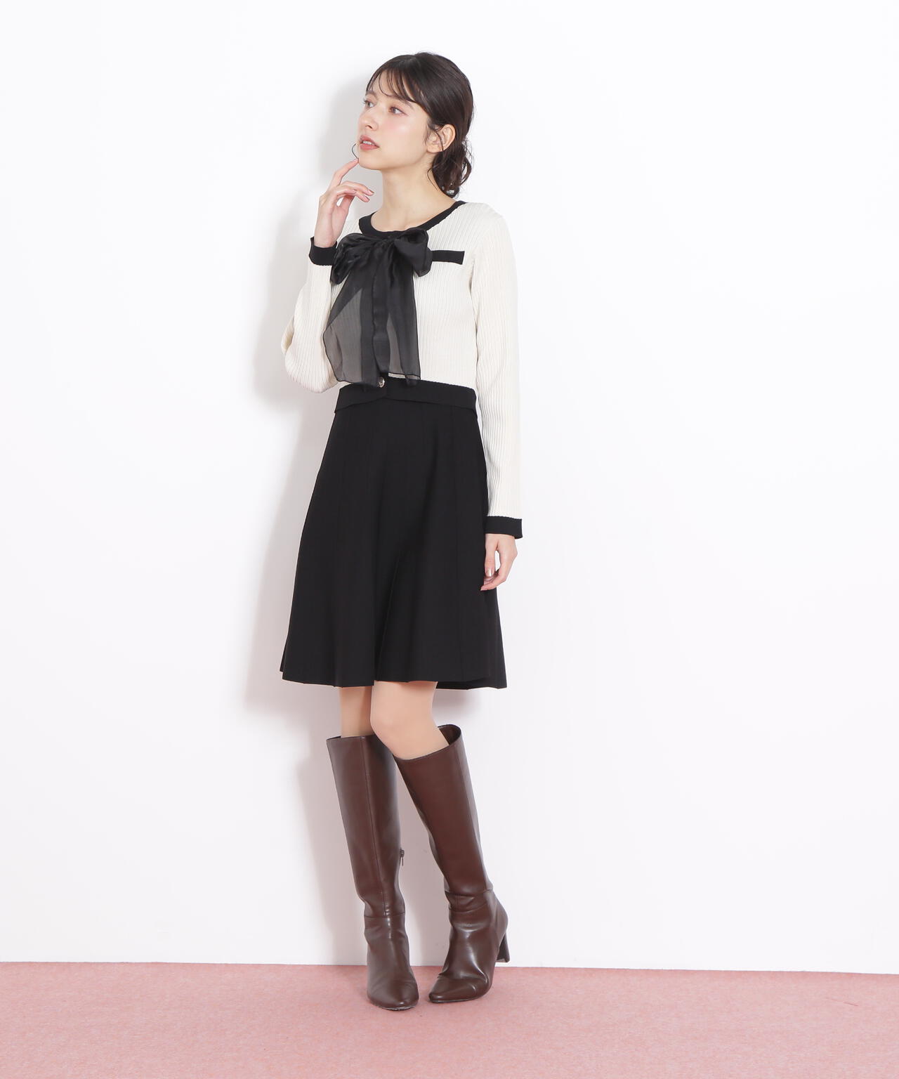 ビッグリボンニットアップ