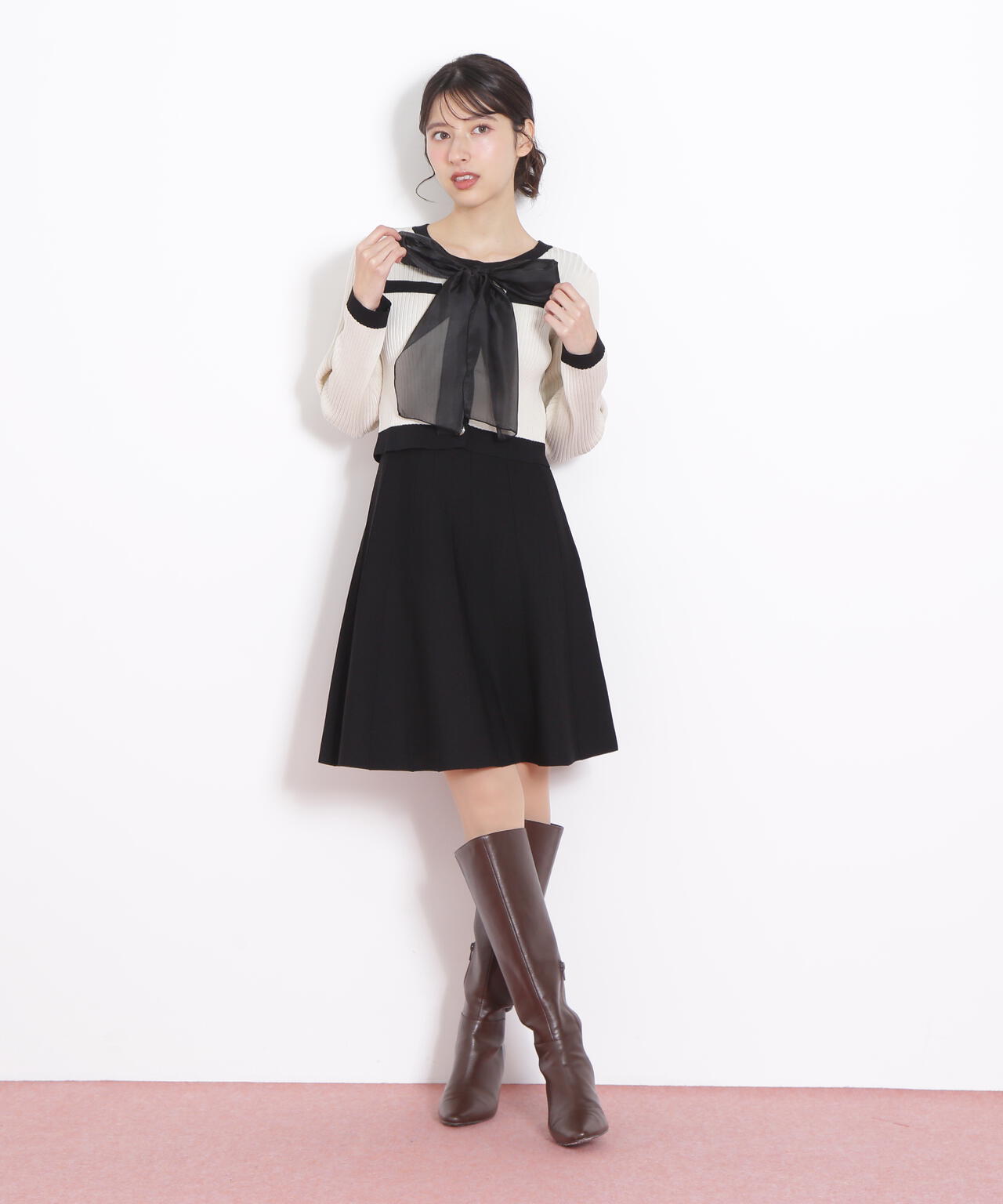 ビッグリボンニットアップ