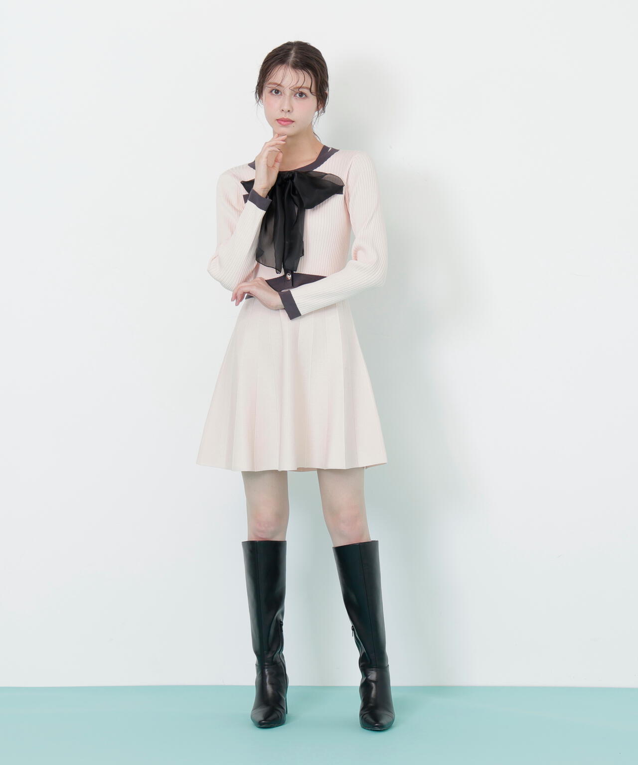 ビッグリボンニットアップ