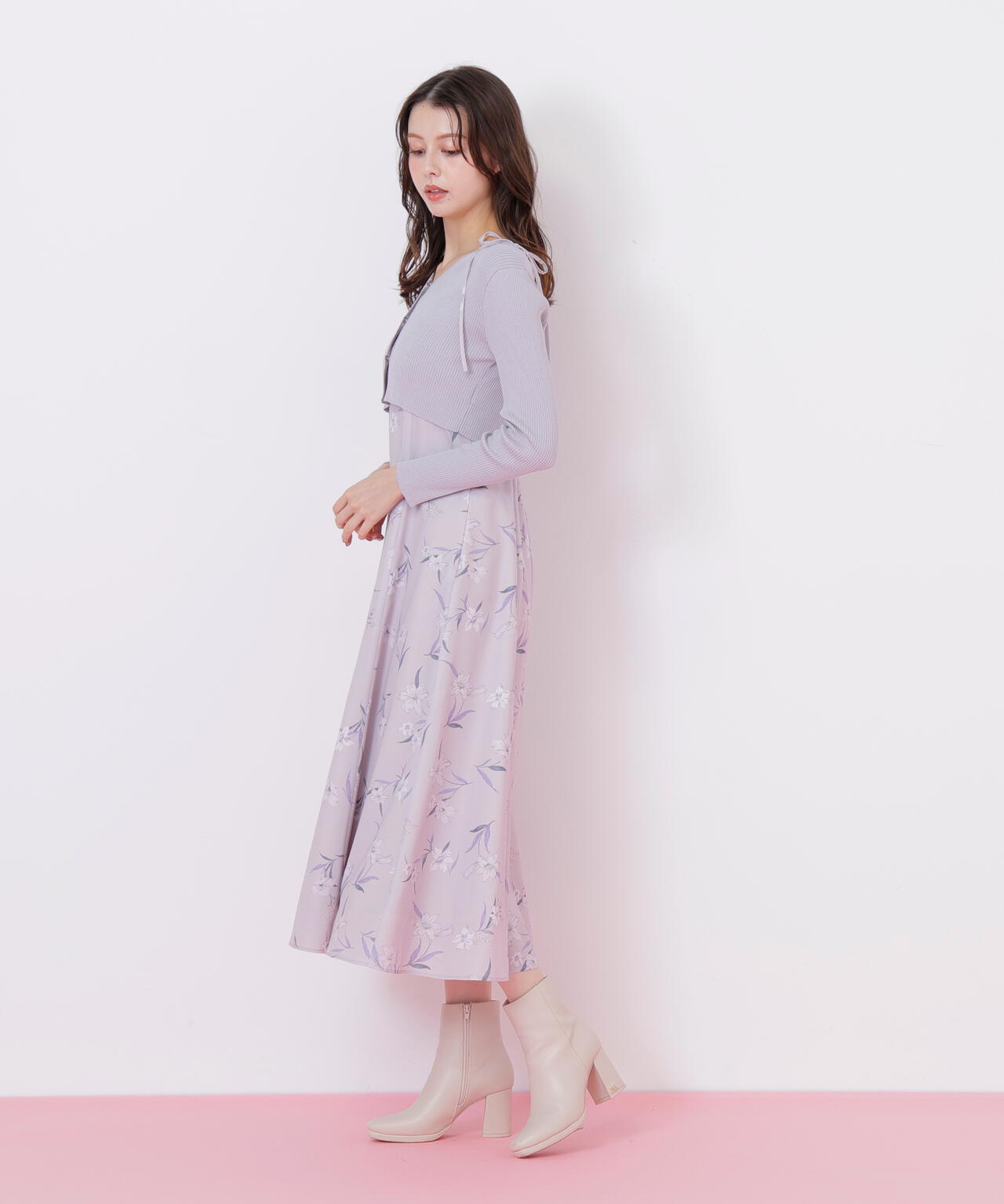 ジル バイ ジル スチュアート（JILL by JILL STUART）/花柄キャミワンピースカーデSET 花柄キャミワンピースカーデSET | JILL by JILL STUART（ジル バイ