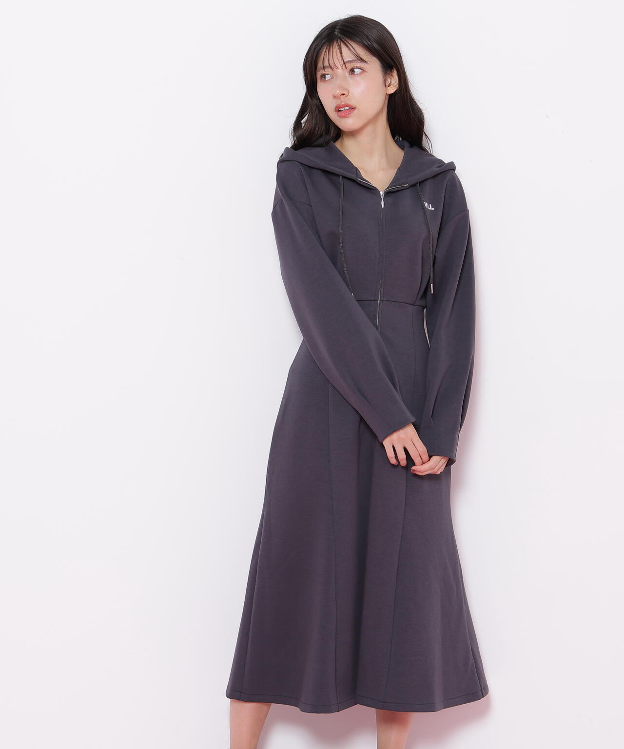 ダイバーフーディーロングワンピース | JILL by JILL STUART（ジル