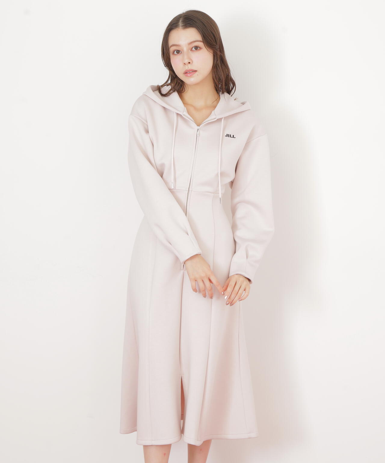 ダイバーフーディーロングワンピース | JILL by JILL STUART