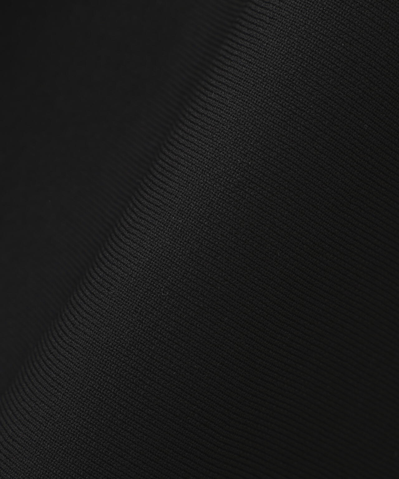 モールヤーントリミングニットワンピース