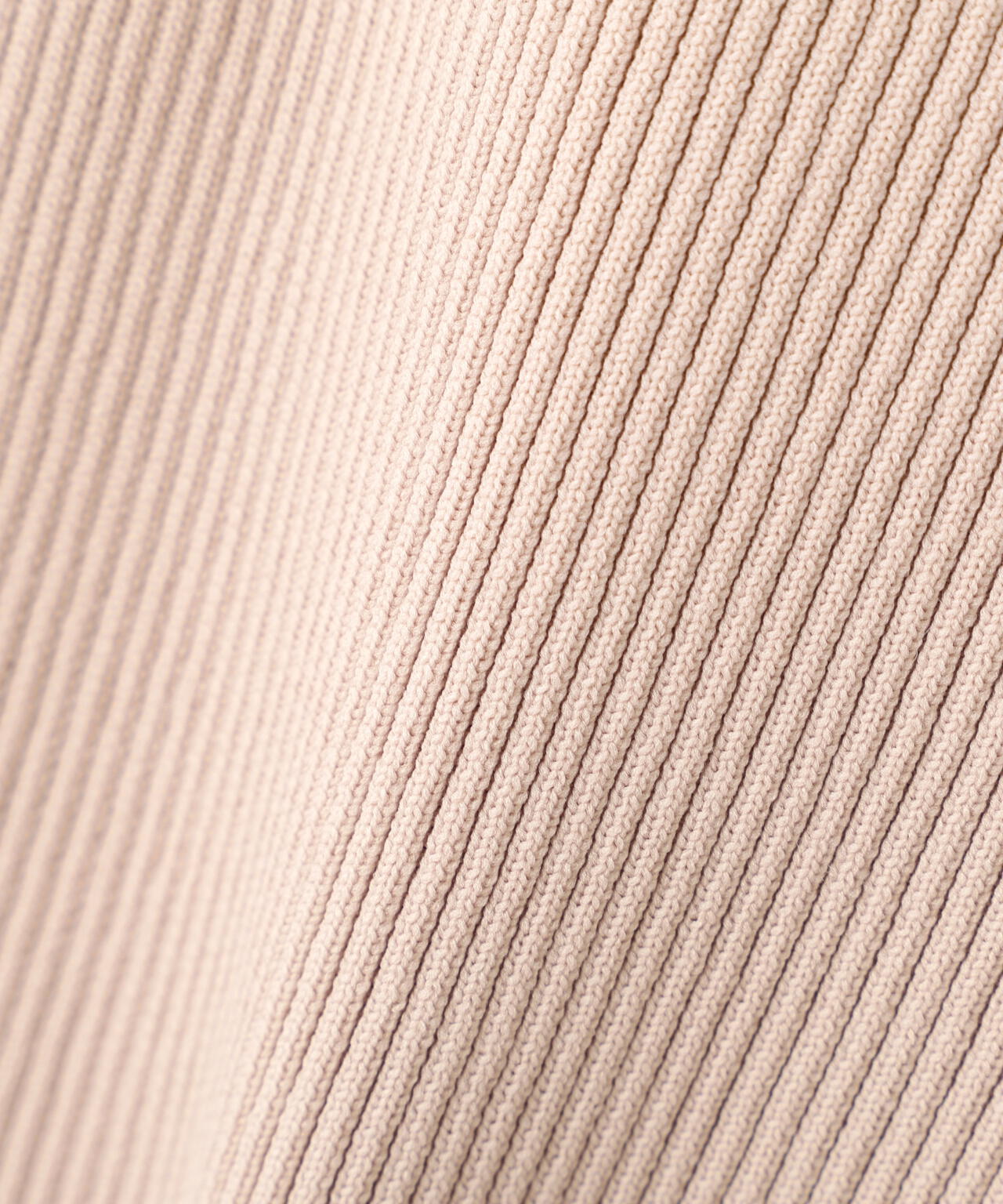 モールヤーントリミングニットワンピース