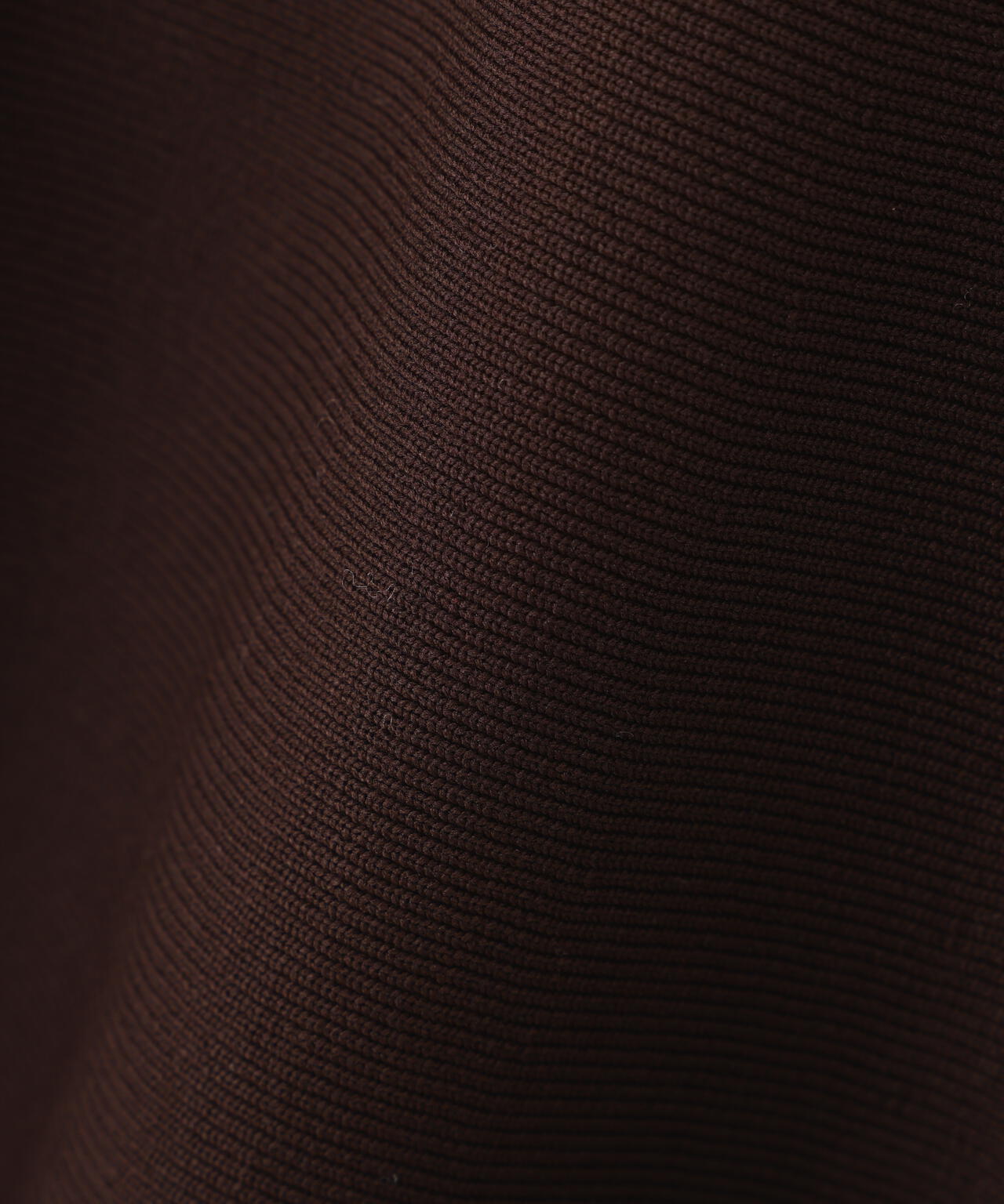 モールヤーントリミングニットワンピース