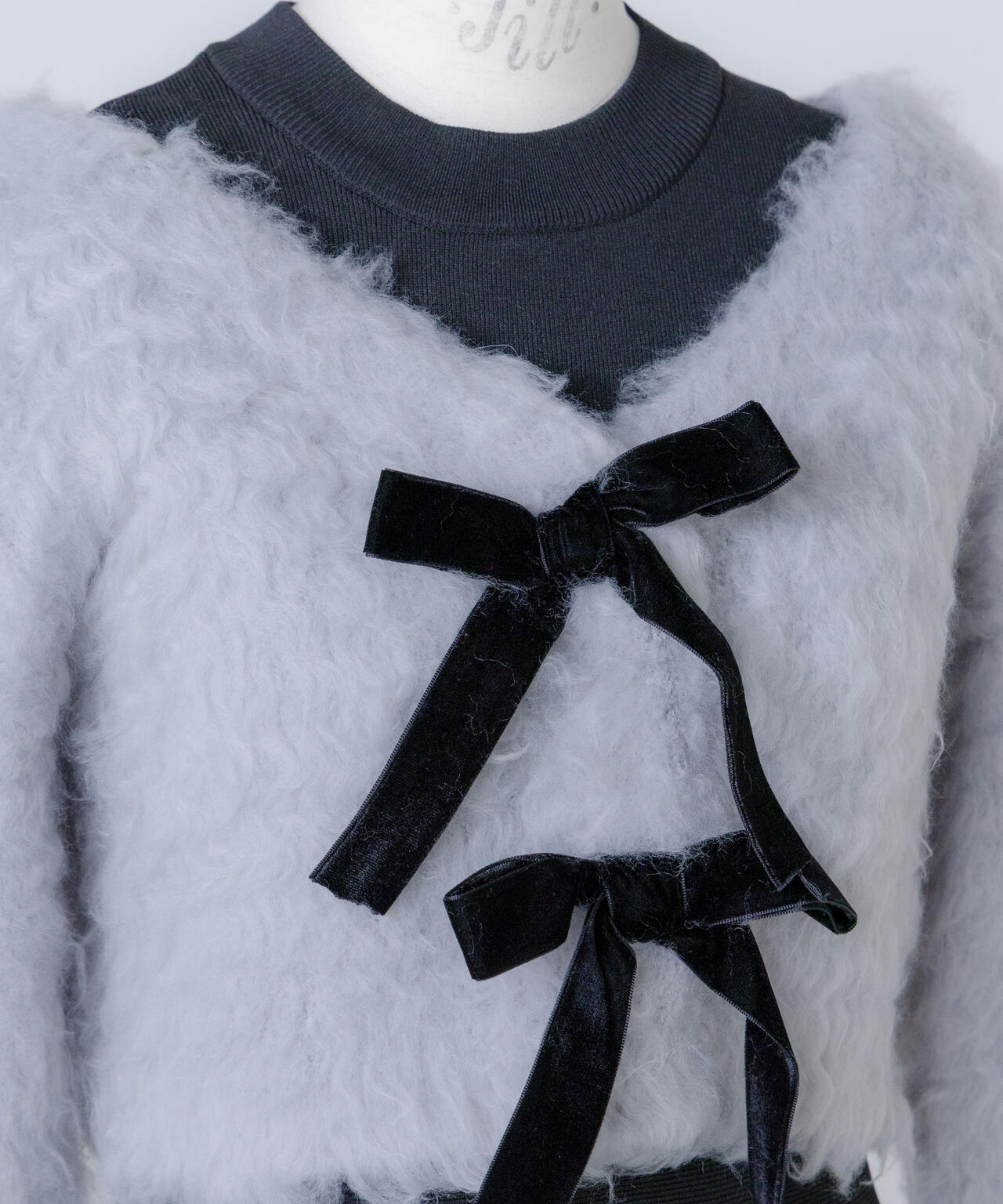 起毛カーデニットワンピースセット