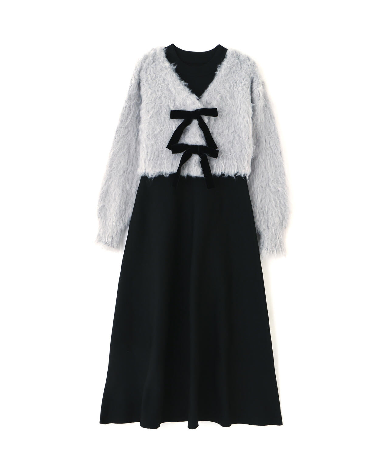 ジル バイ ジル スチュアート（JILL by JILL STUART）/起毛カーデニットワンピースセット 起毛カーデニットワンピースセット | JILL by JILL STUART（ジル バイ