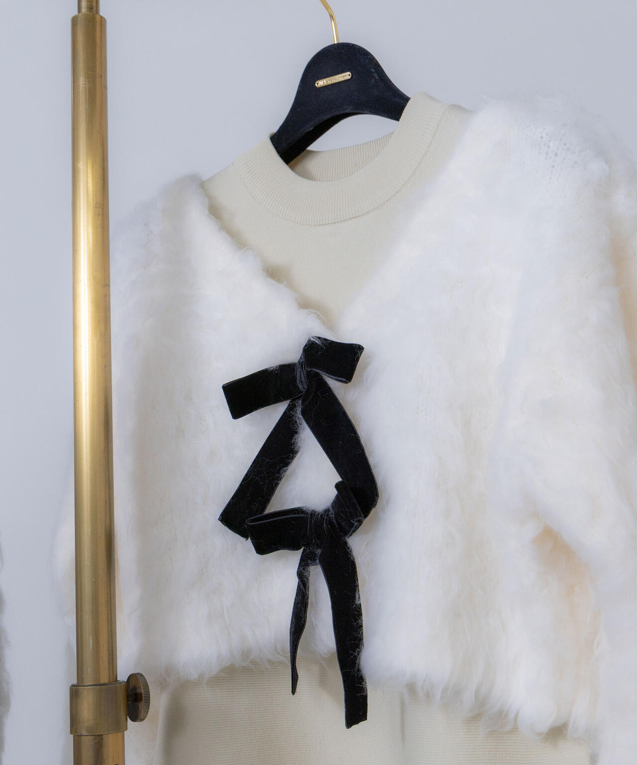 起毛カーデニットワンピースセット