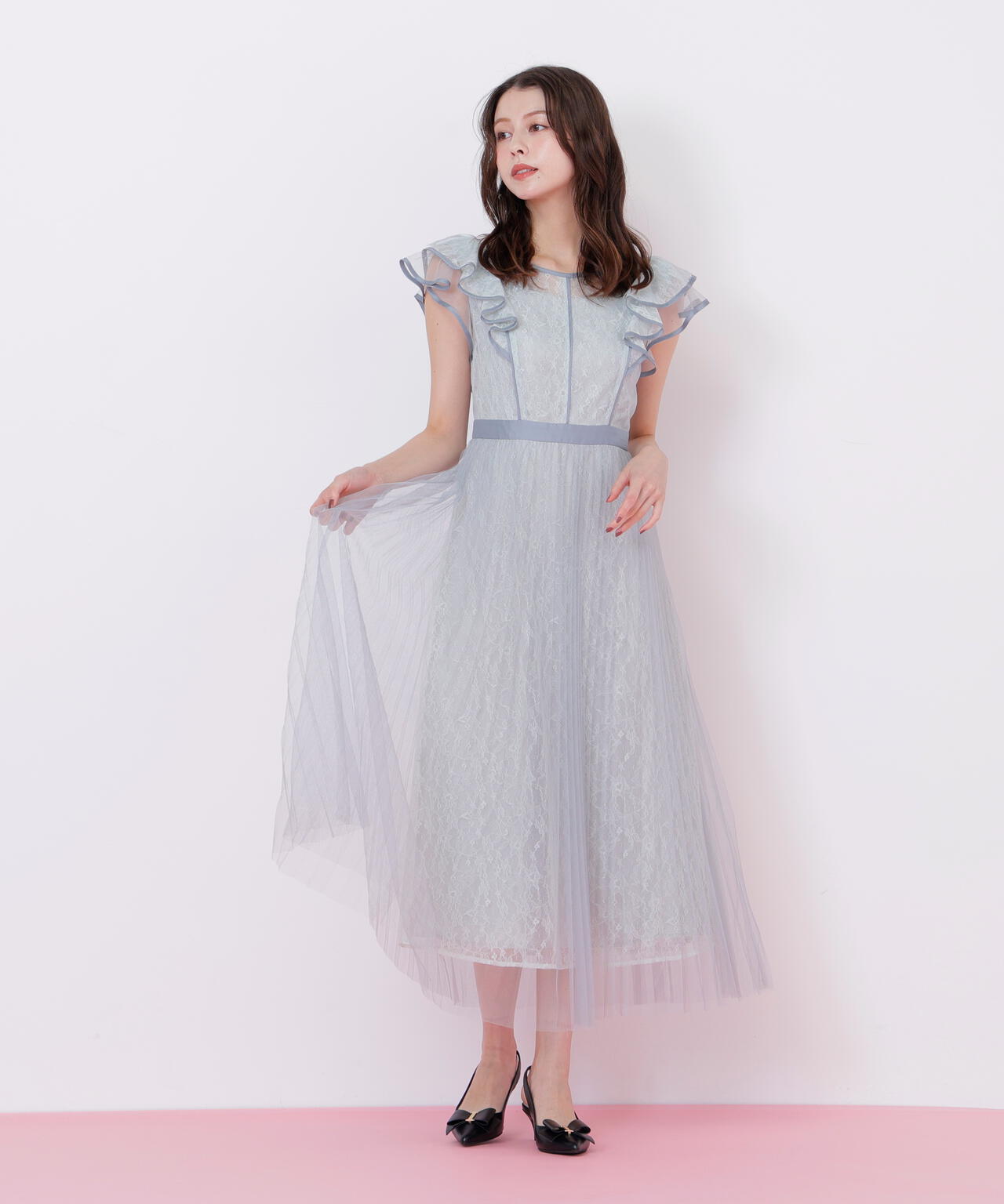 配色パイピングレースワンピース | JILL by JILL STUART（ジル バイ