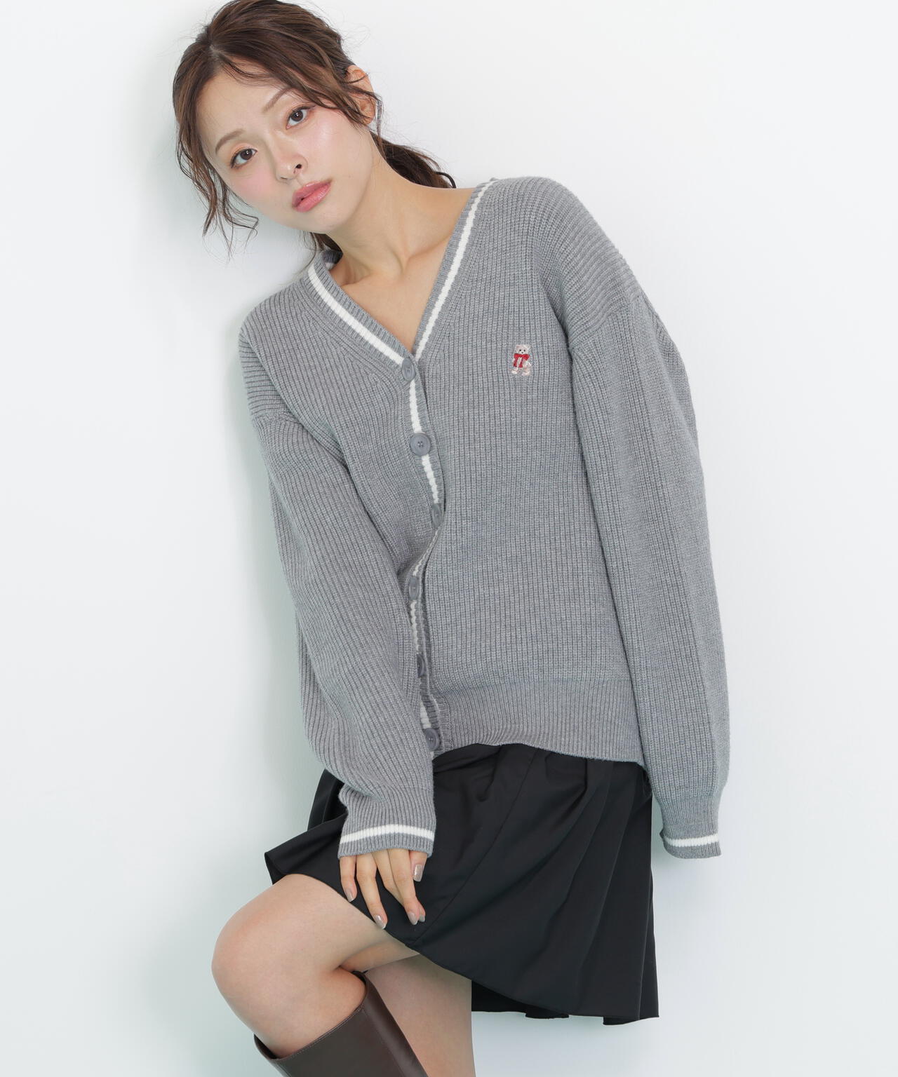 ＜ＢＥＡＲシリーズ＞カーディガンセットアップ