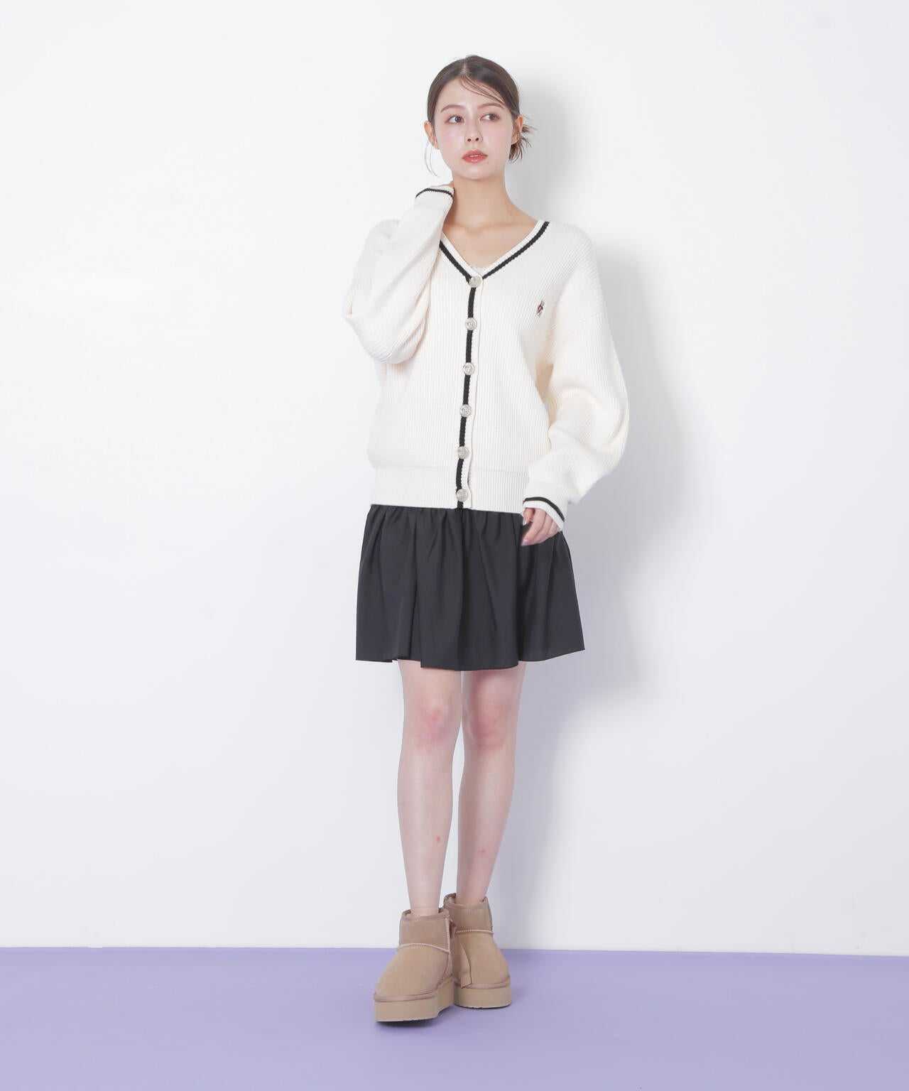 ＜ＢＥＡＲシリーズ＞カーディガンセットアップ