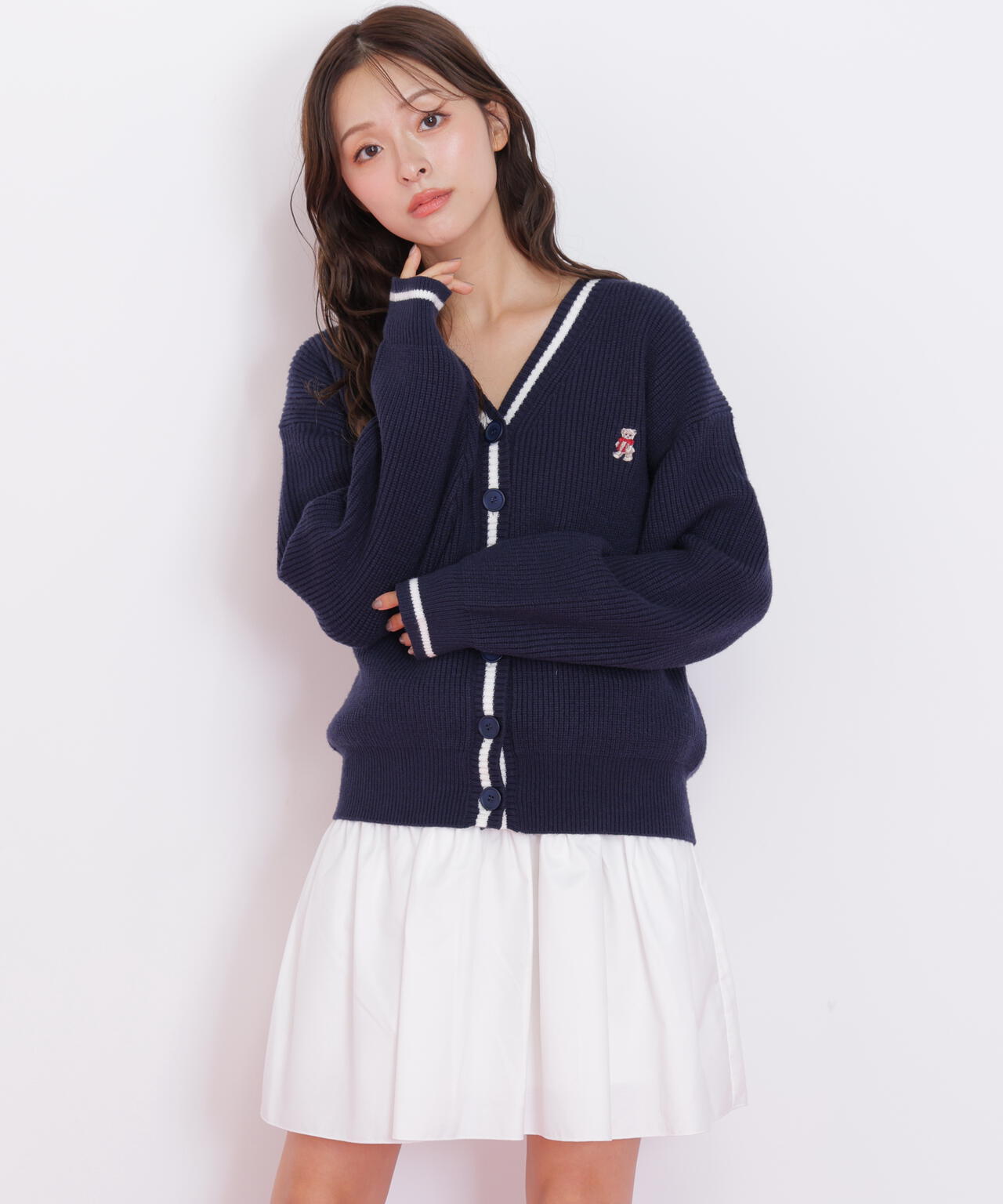 ＜ＢＥＡＲシリーズ＞カーディガンセットアップ