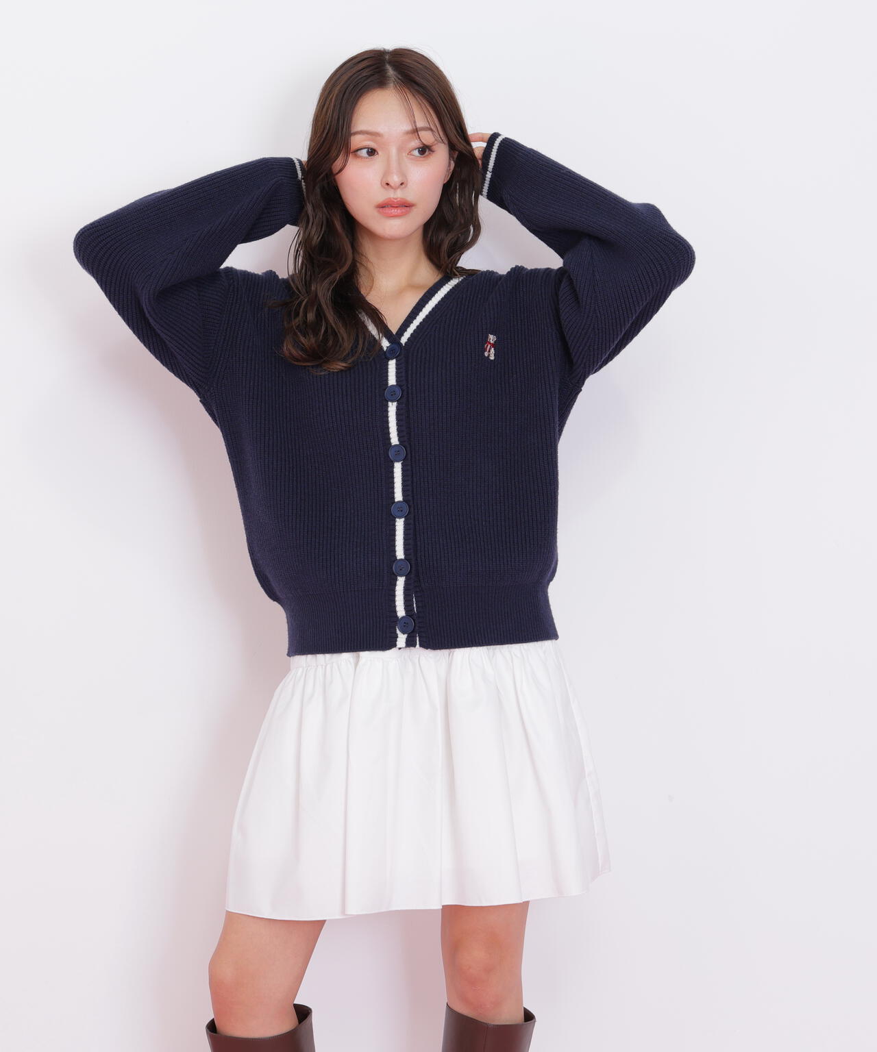 ＜ＢＥＡＲシリーズ＞カーディガンセットアップ