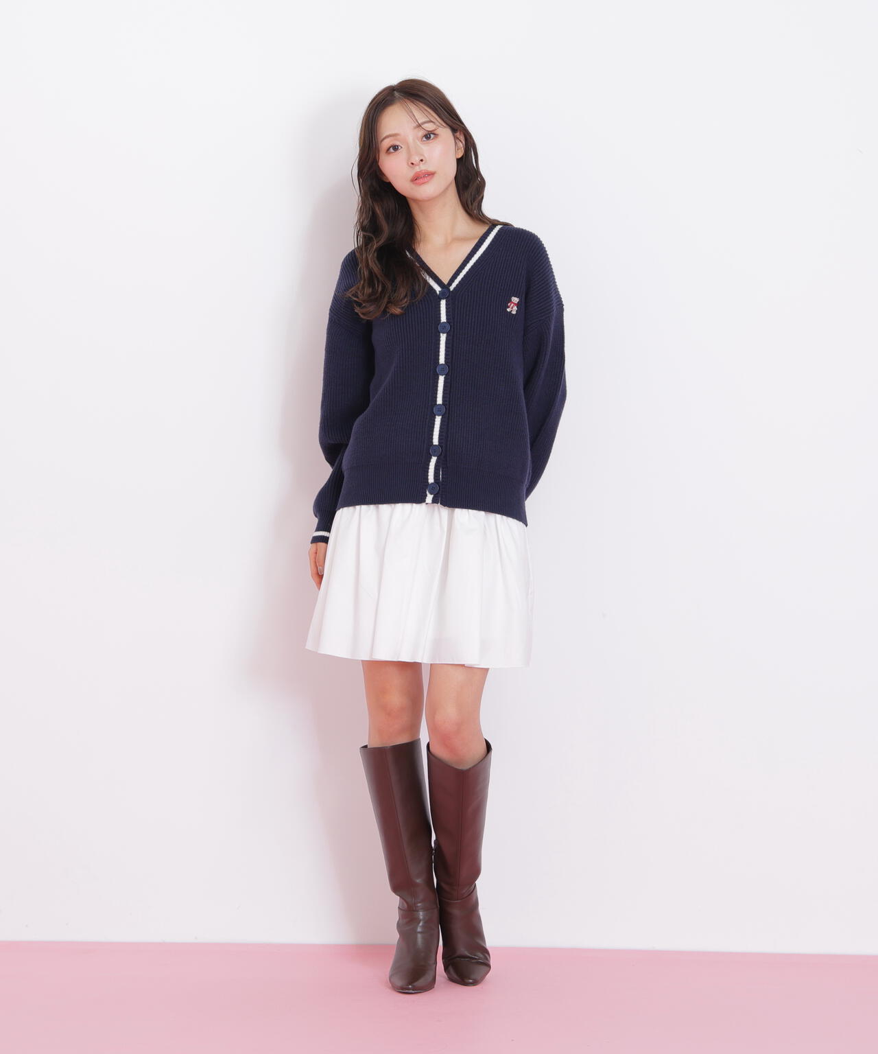 ＜ＢＥＡＲシリーズ＞カーディガンセットアップ