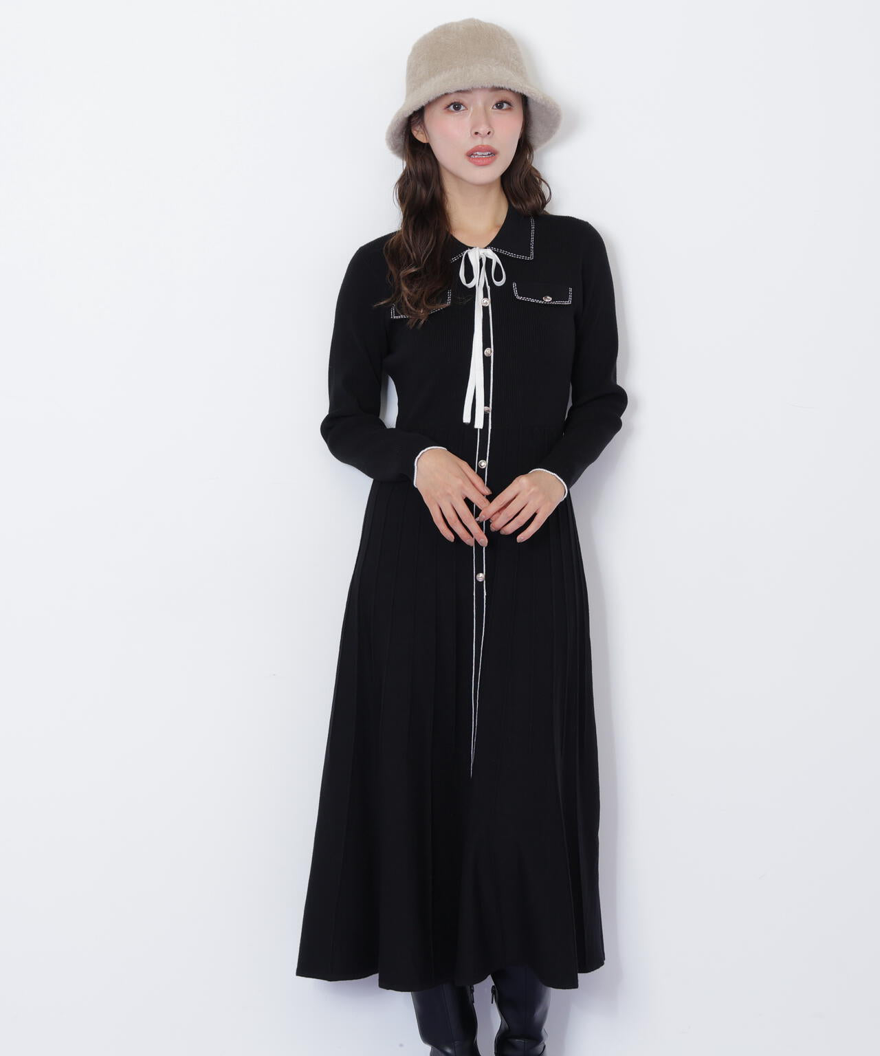 ステッチカラーニットワンピース | JILL by JILL STUART（ジル