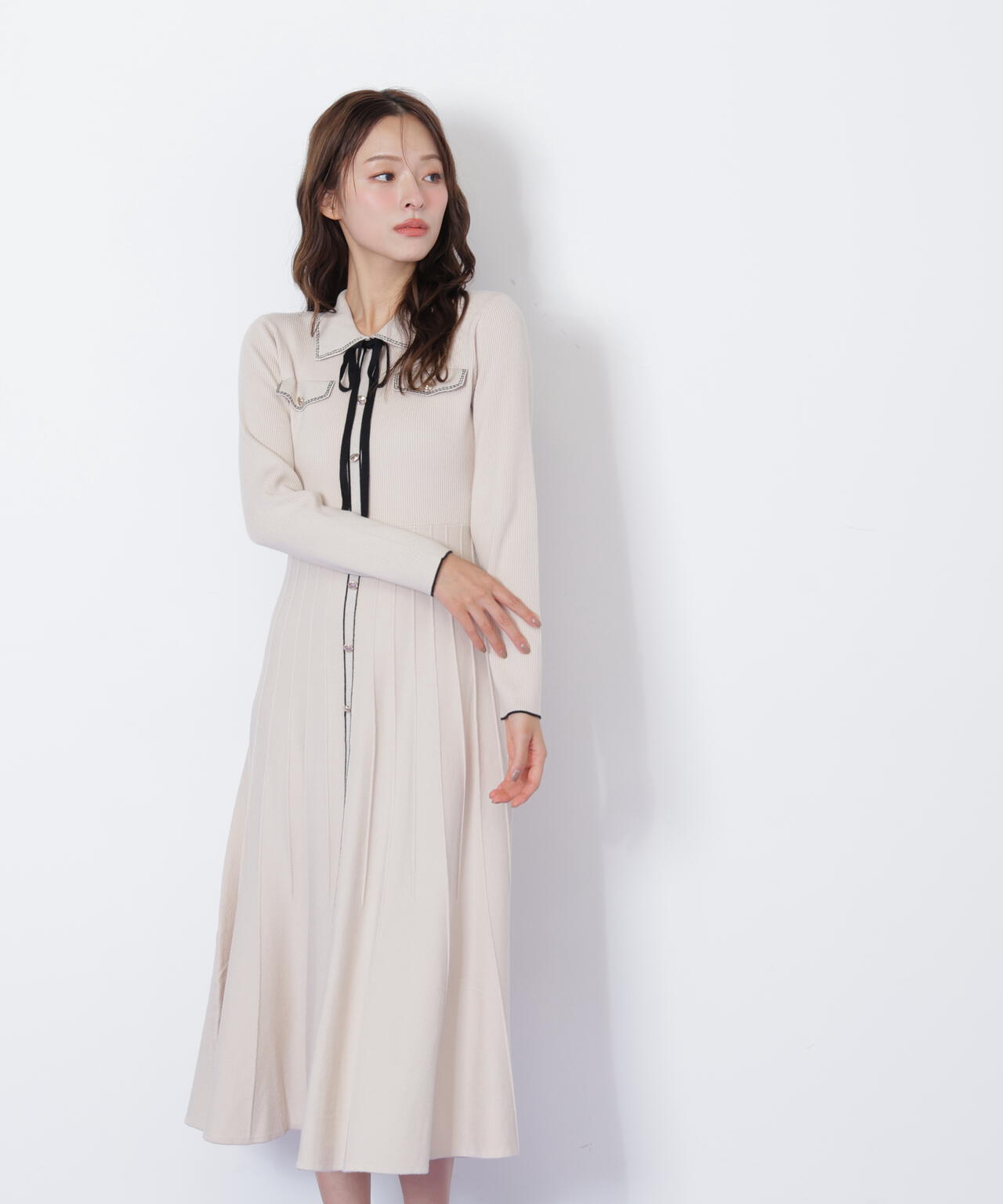 ステッチカラーニットワンピース | JILL by JILL STUART（ジル バイ