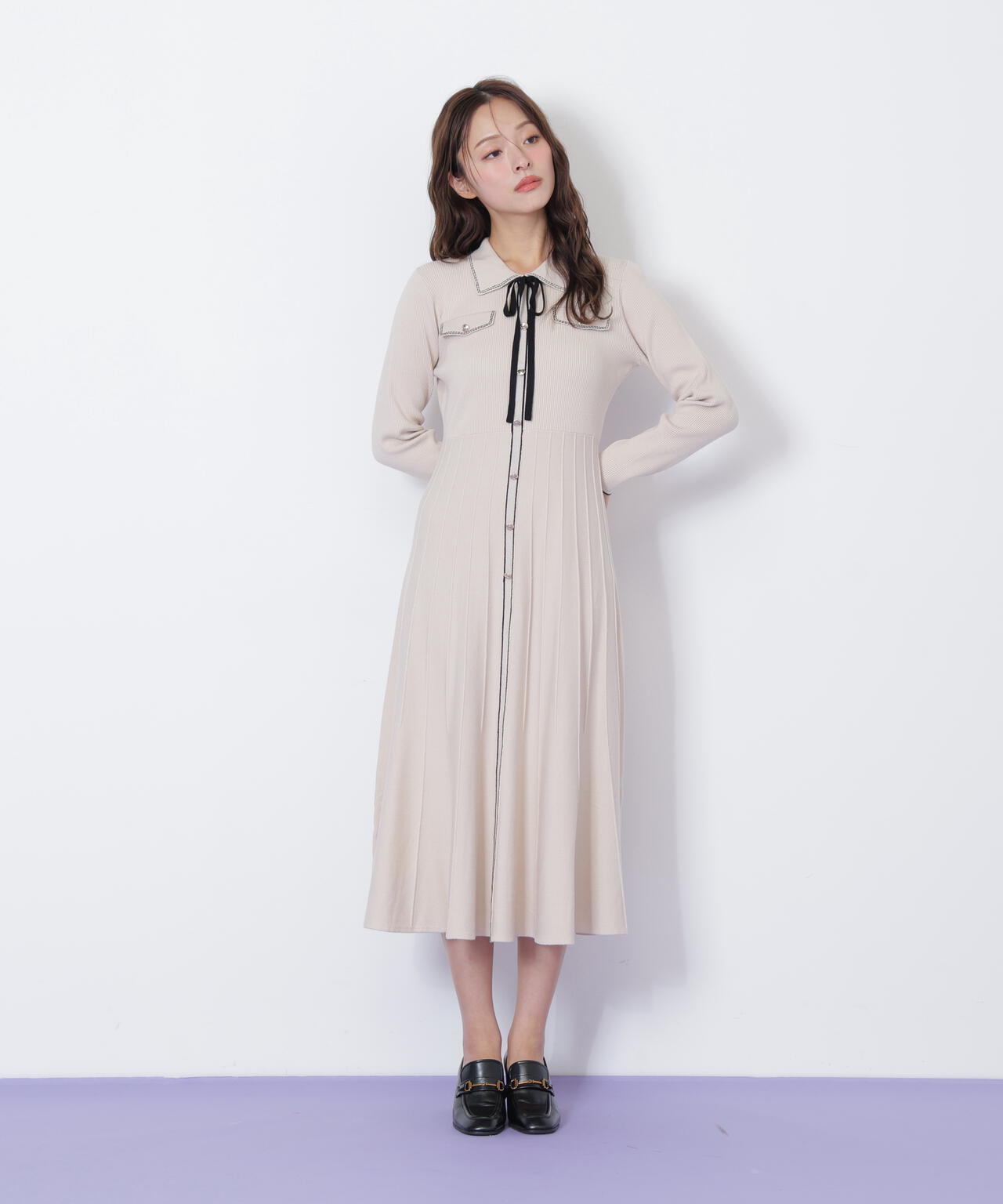 ステッチカラーニットワンピース | JILL by JILL STUART（ジル バイ