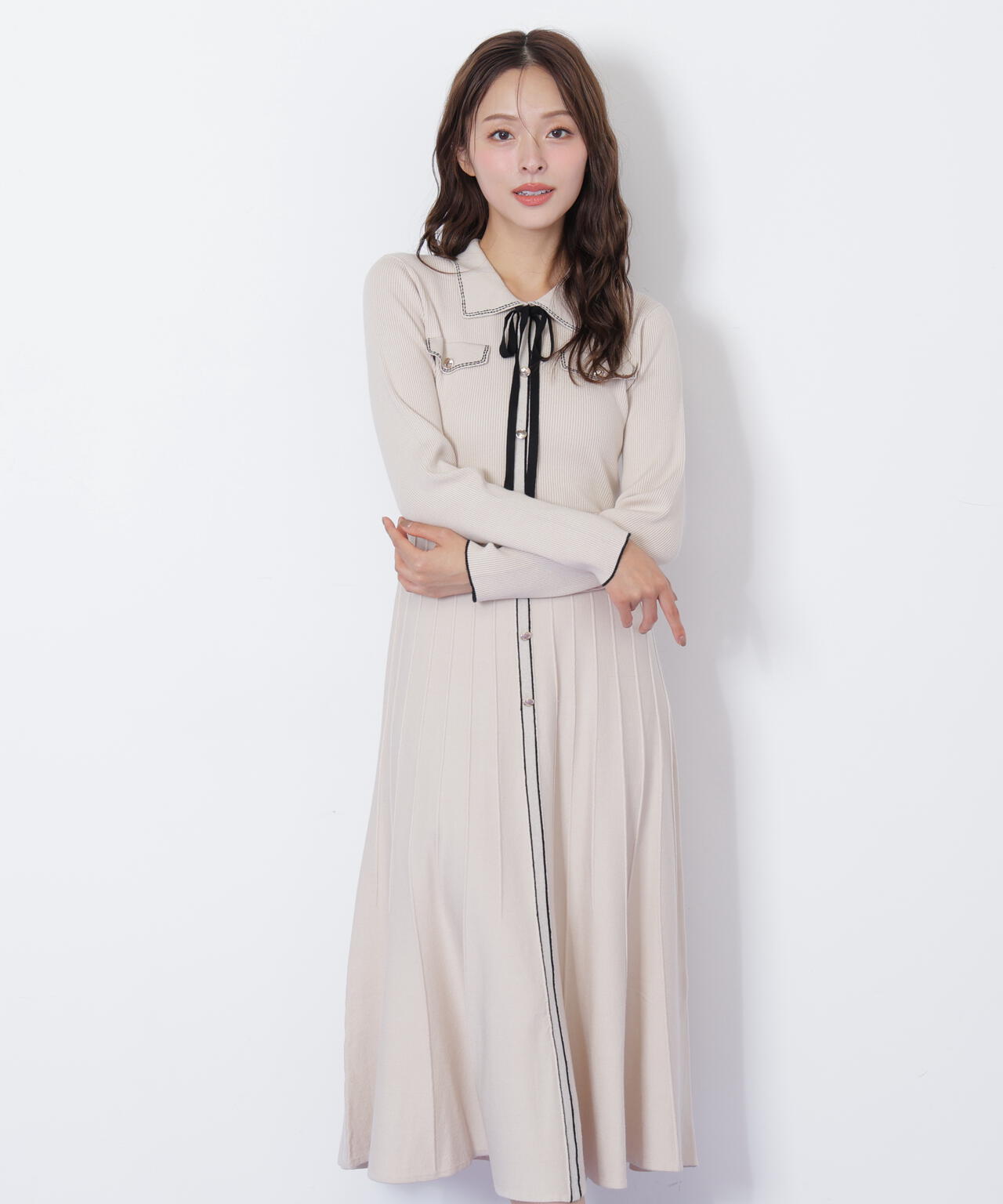 ステッチカラーニットワンピース | JILL by JILL STUART（ジル バイ