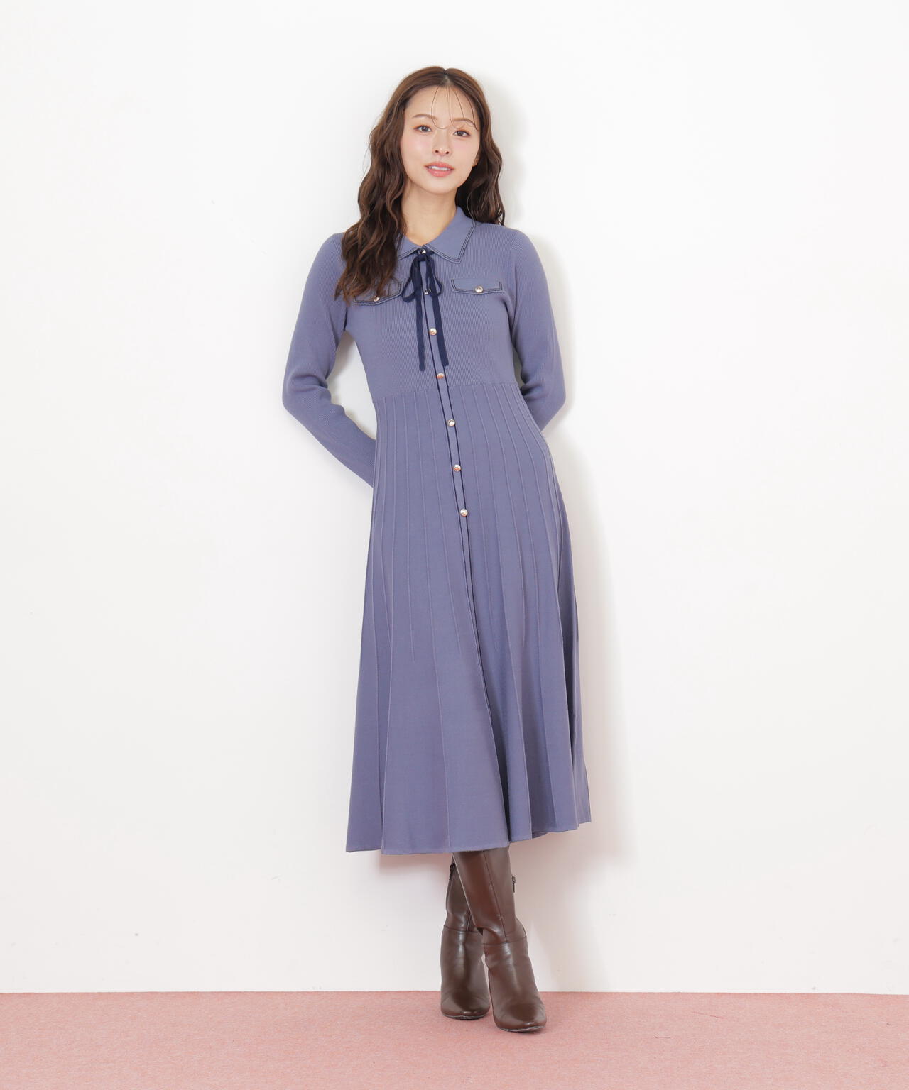 ステッチカラーニットワンピース | JILL by JILL STUART（ジル バイ