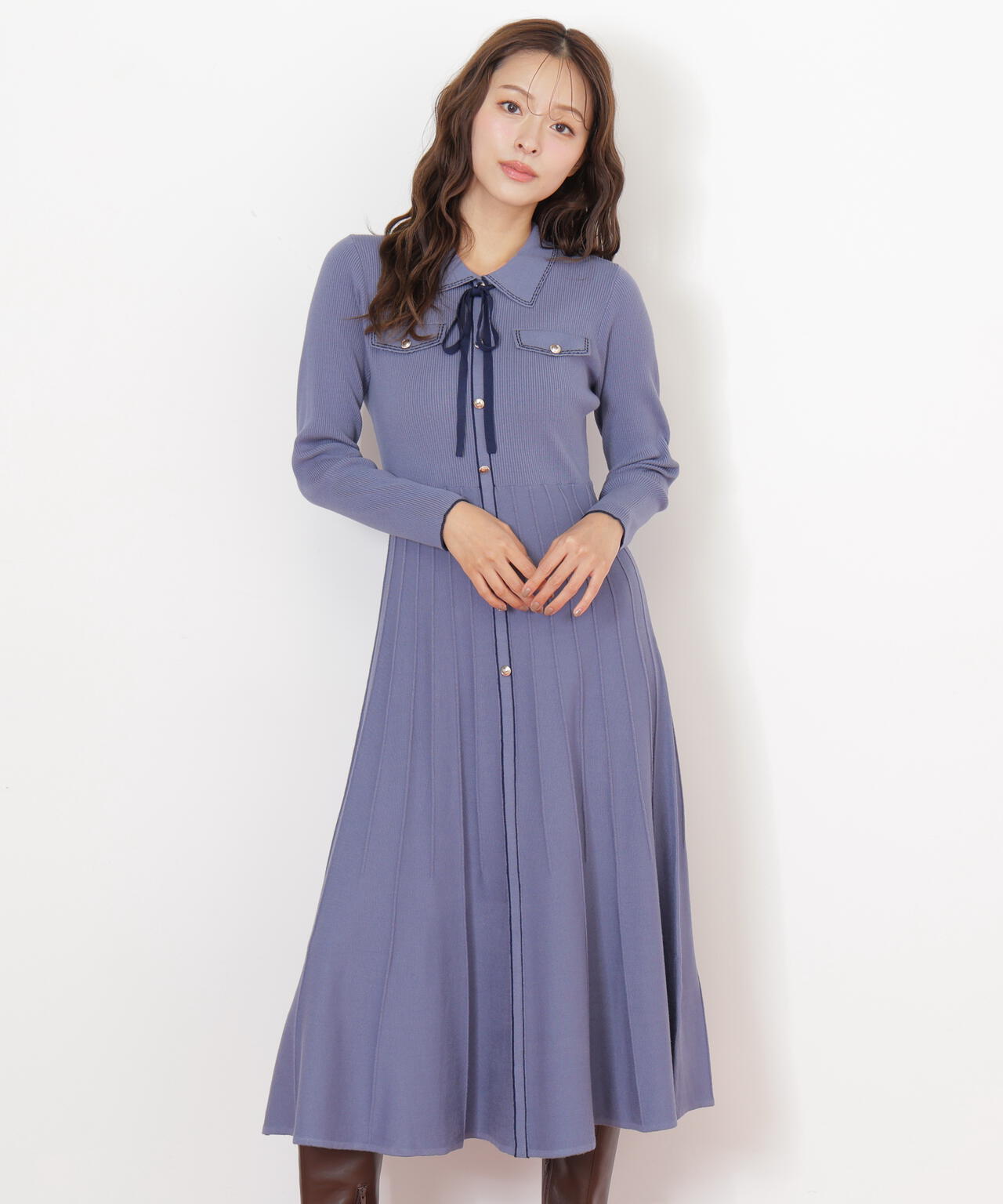 ステッチカラーニットワンピース | JILL by JILL STUART（ジル