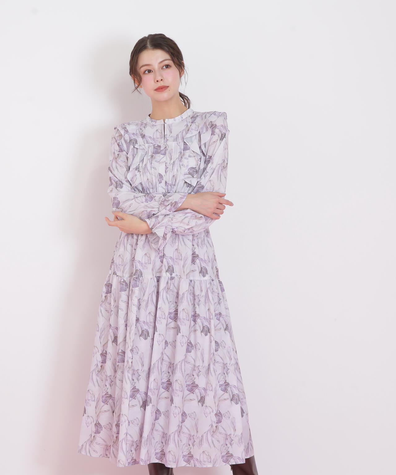 ピンタック花柄ワンピース | JILL by JILL STUART（ジル バイ ジル