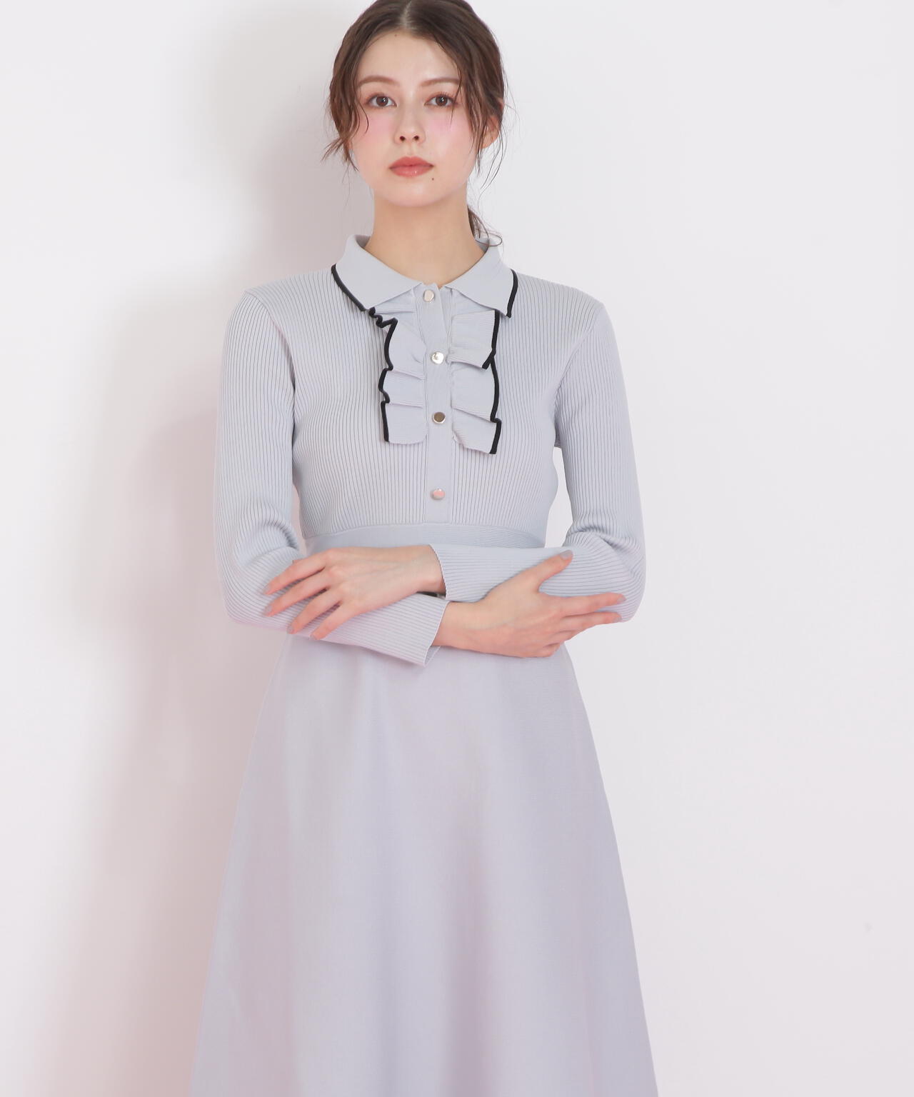 フリルポロニットワンピース | JILL by JILL STUART（ジル バイ ジル