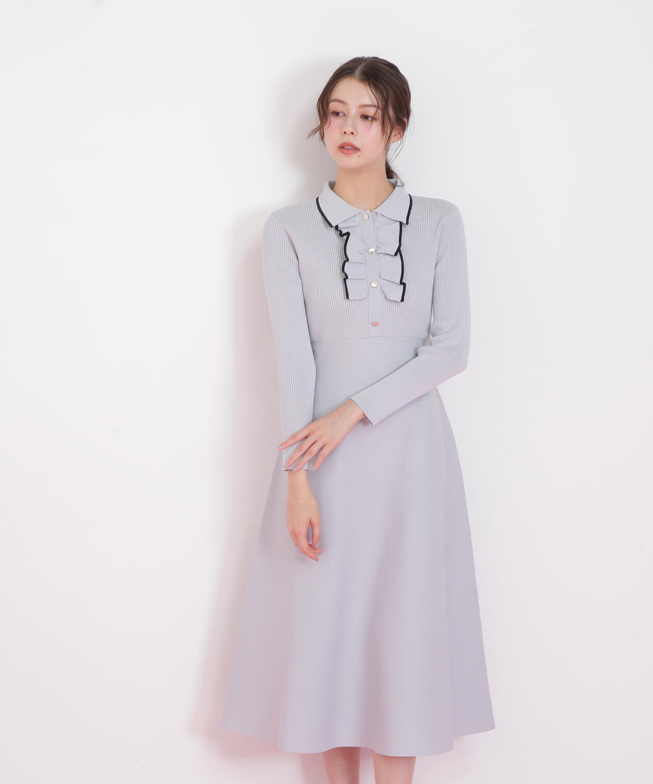 フリルポロニットワンピース | JILL by JILL STUART（ジル バイ ジル