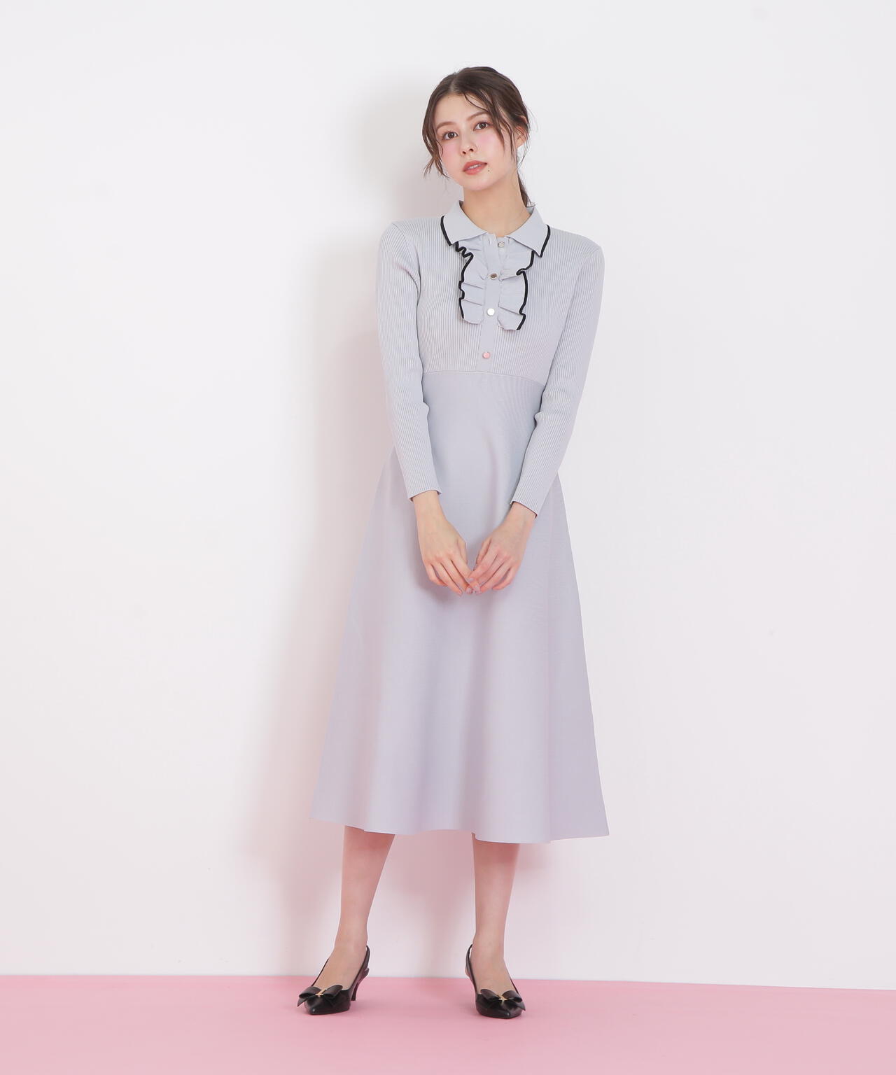 フリルポロニットワンピース | JILL by JILL STUART（ジル バイ ジル