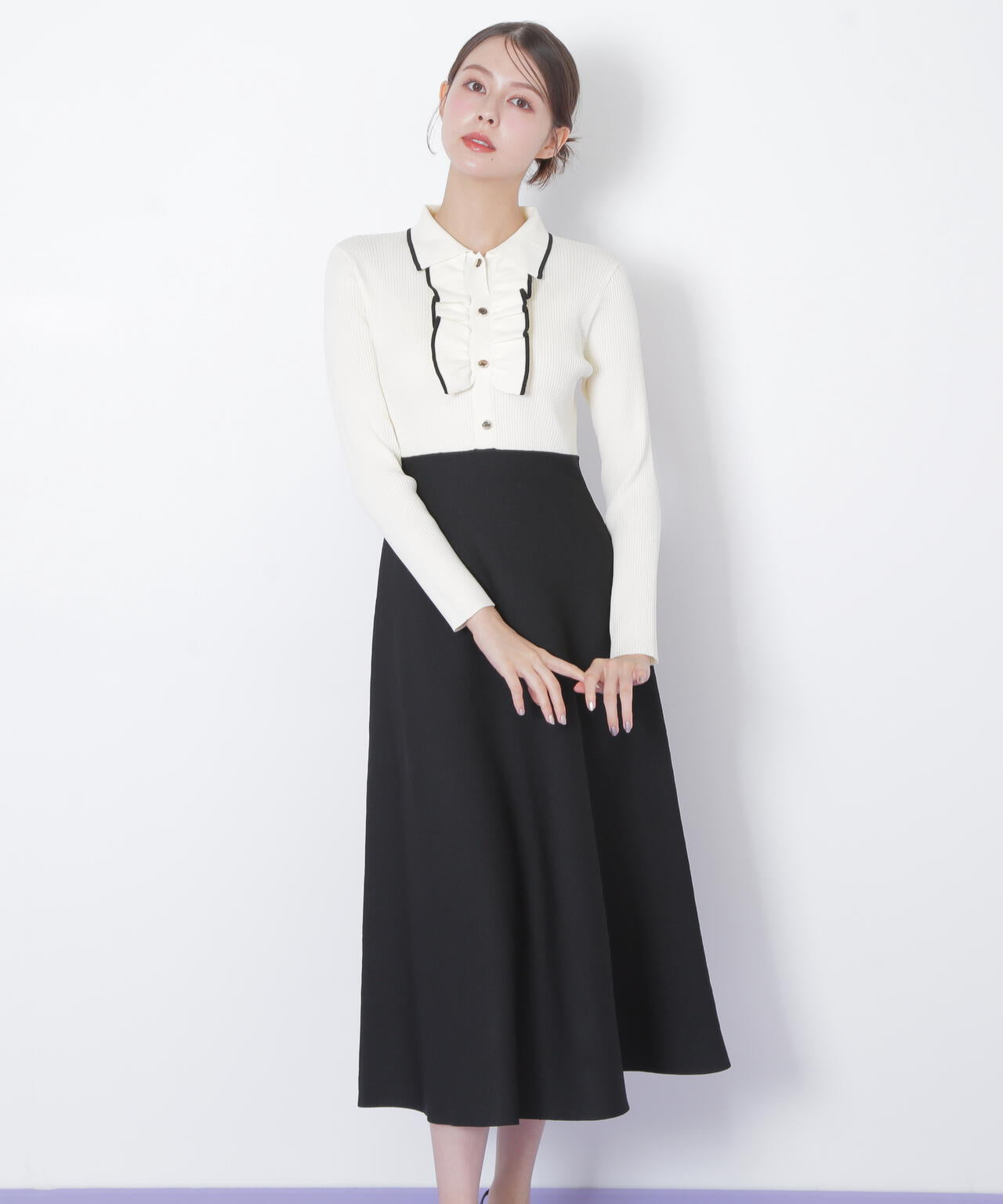 フリルポロニットワンピース | JILL by JILL STUART（ジル バイ