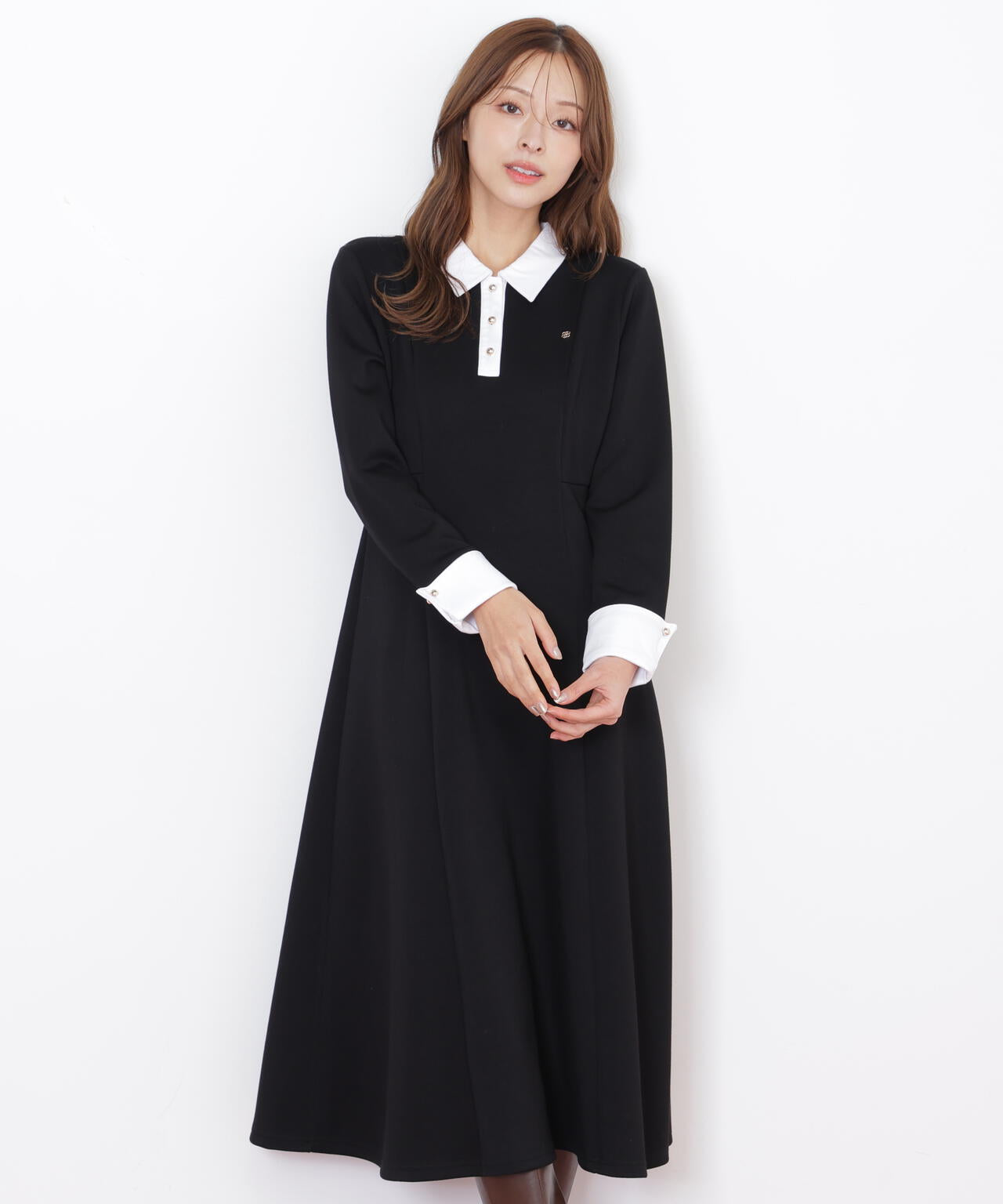 ポロ衿カットソーワンピース ポロ衿カットソーワンピース | JILL by JILL STUART（ジル バイ