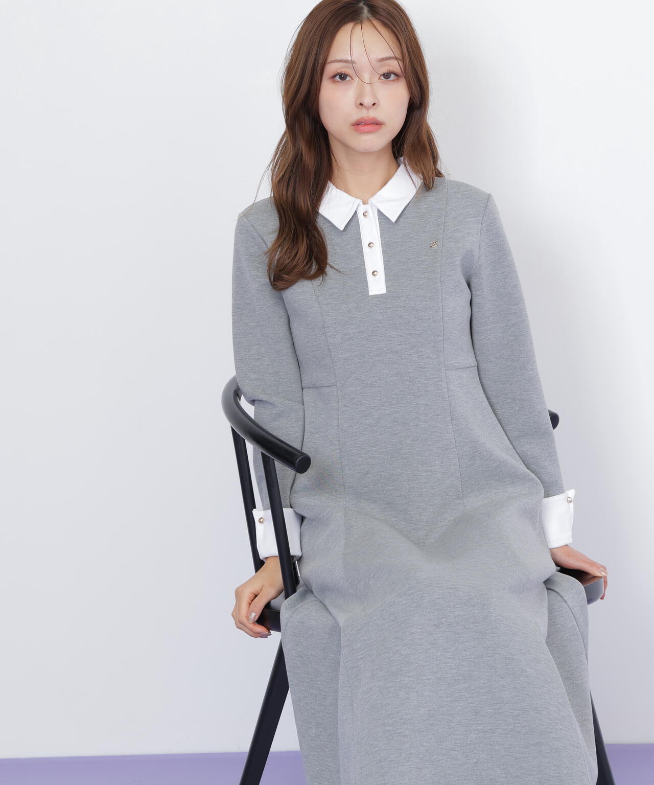 ポロ衿カットソーフレアワンピース | JILL by JILL STUART（ジル