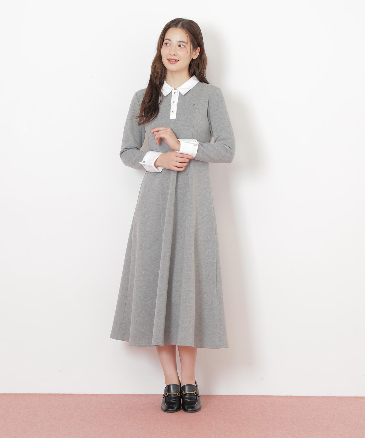 ポロ衿カットソーフレアワンピース | JILL by JILL STUART（ジル