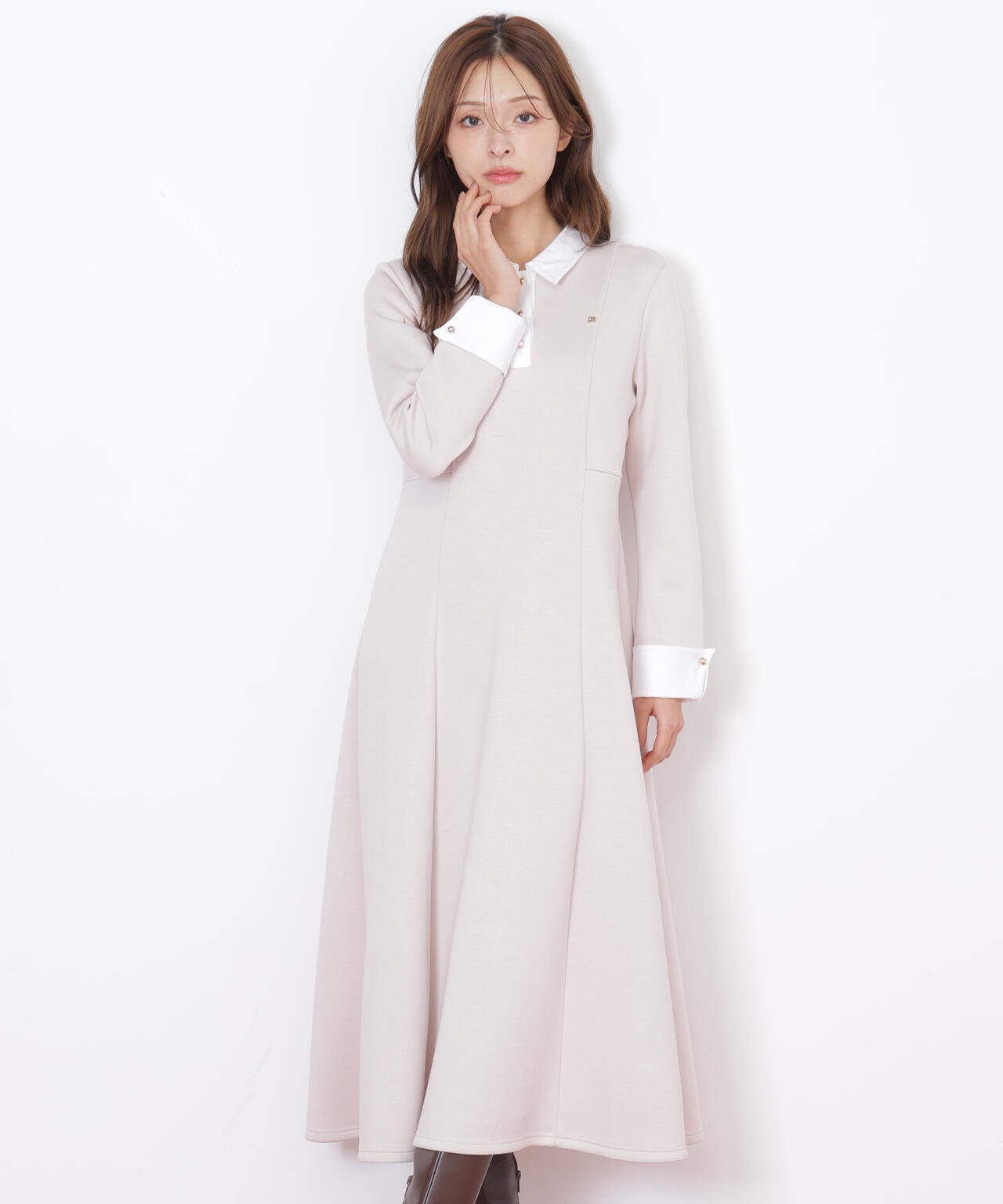 ポロ衿カットソーフレアワンピース | JILL by JILL STUART（ジル