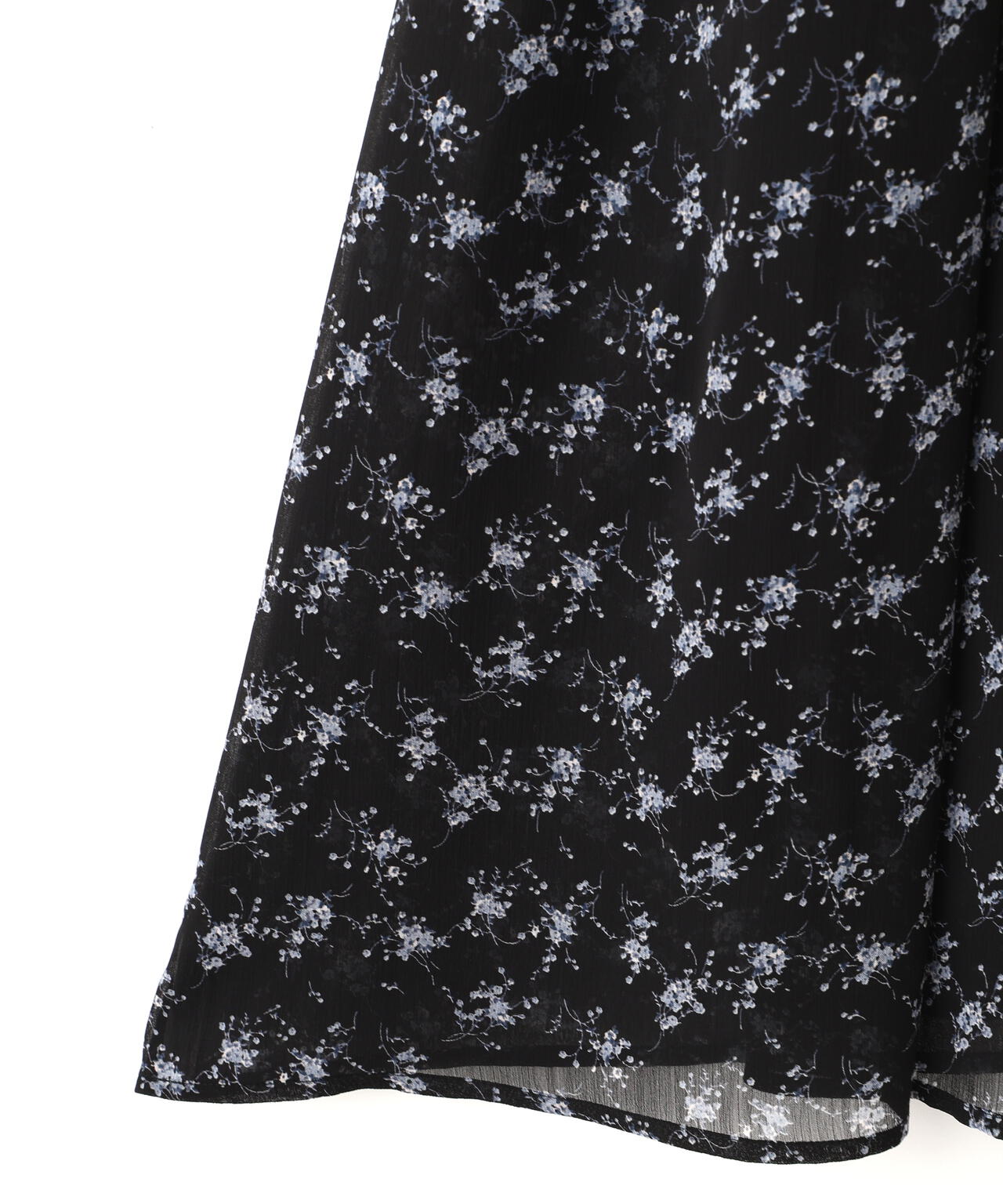 小花柄ボウタイワンピース