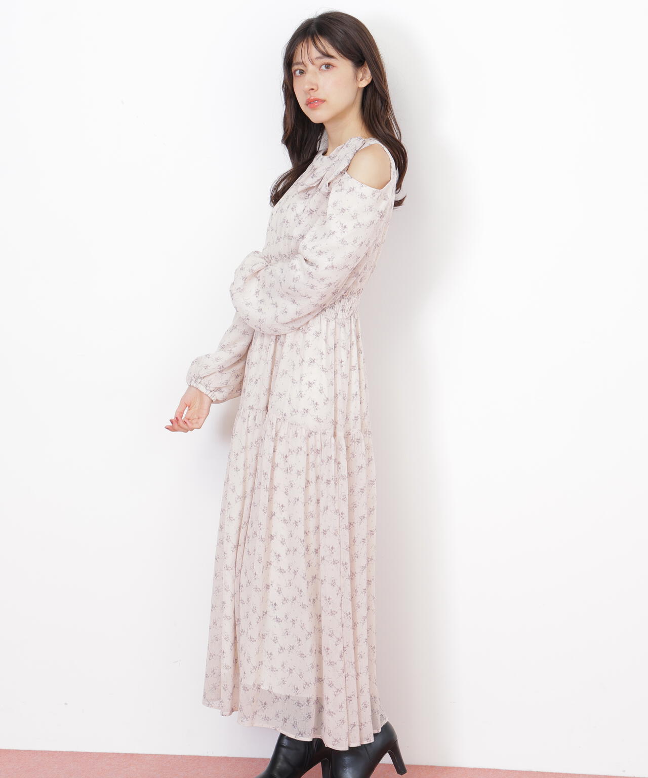 ジル バイ ジル スチュアート（JILL by JILL STUART）/小花柄ボウタイワンピース 小花柄ボウタイワンピース | JILL by JILL STUART（ジル バイ ジル