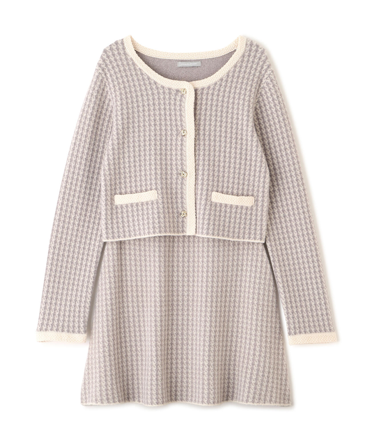 千鳥ジャガードニットセットアップ | JILL by JILL STUART（ジル バイ