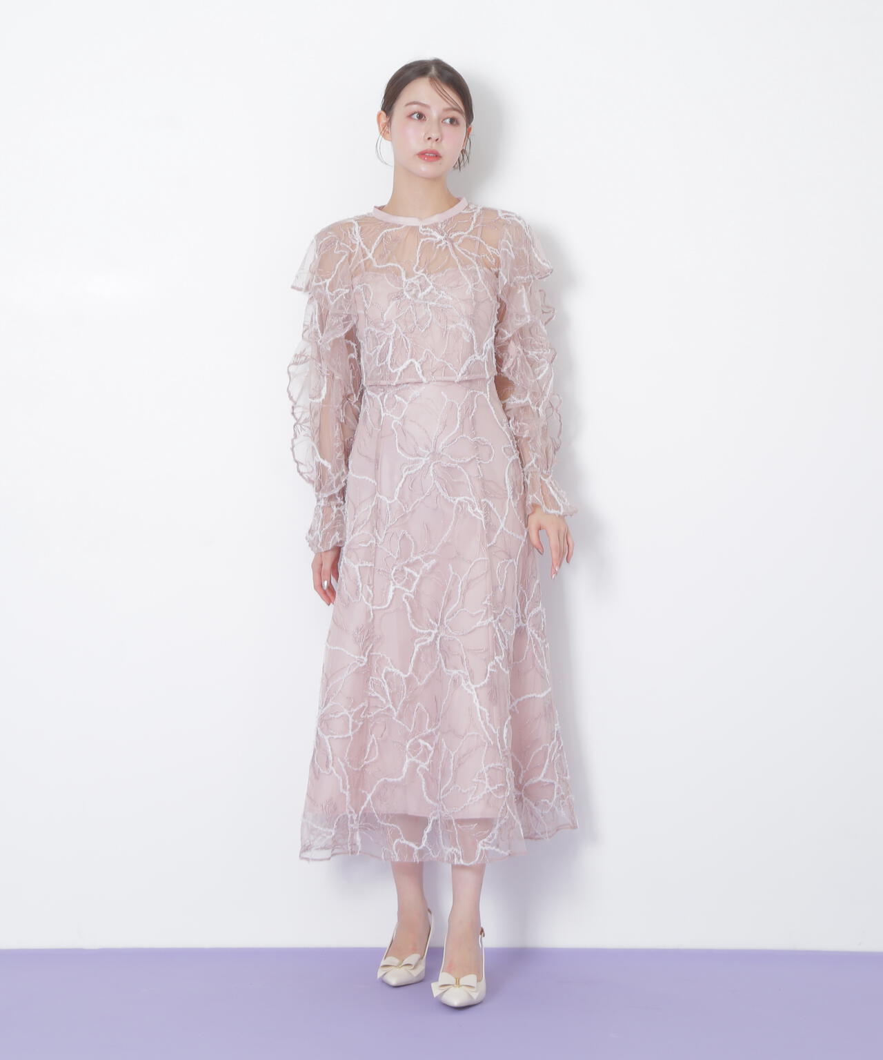 フェザーレース2ピースワンピース | JILL by JILL STUART（ジル バイ