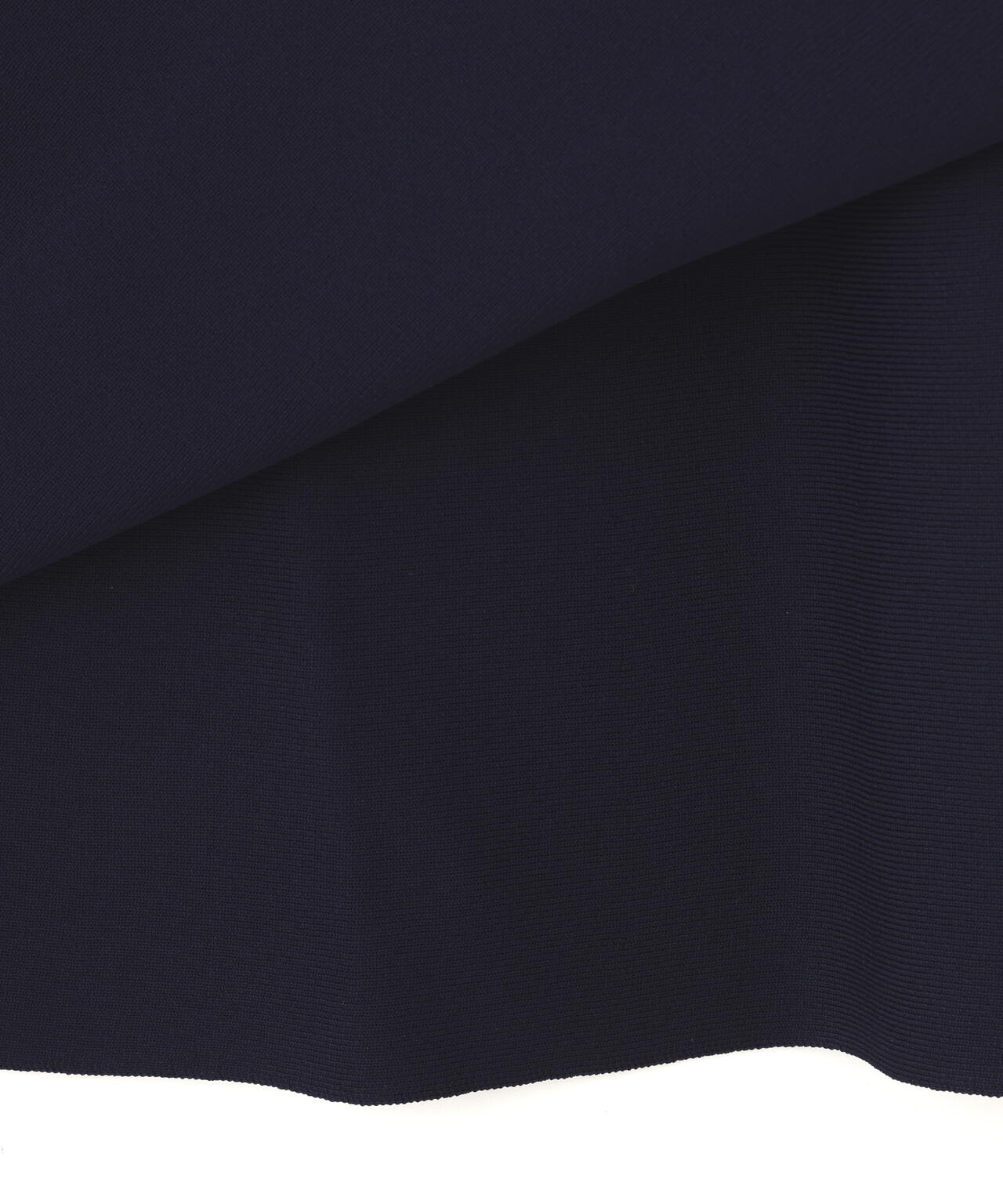 長袖ポロネックニットワンピース