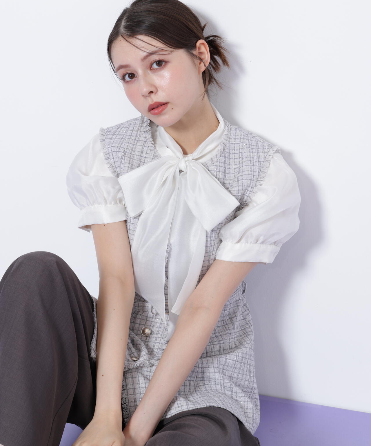 ツイードペプラムジレ | JILL by JILL STUART（ジル バイ ジル