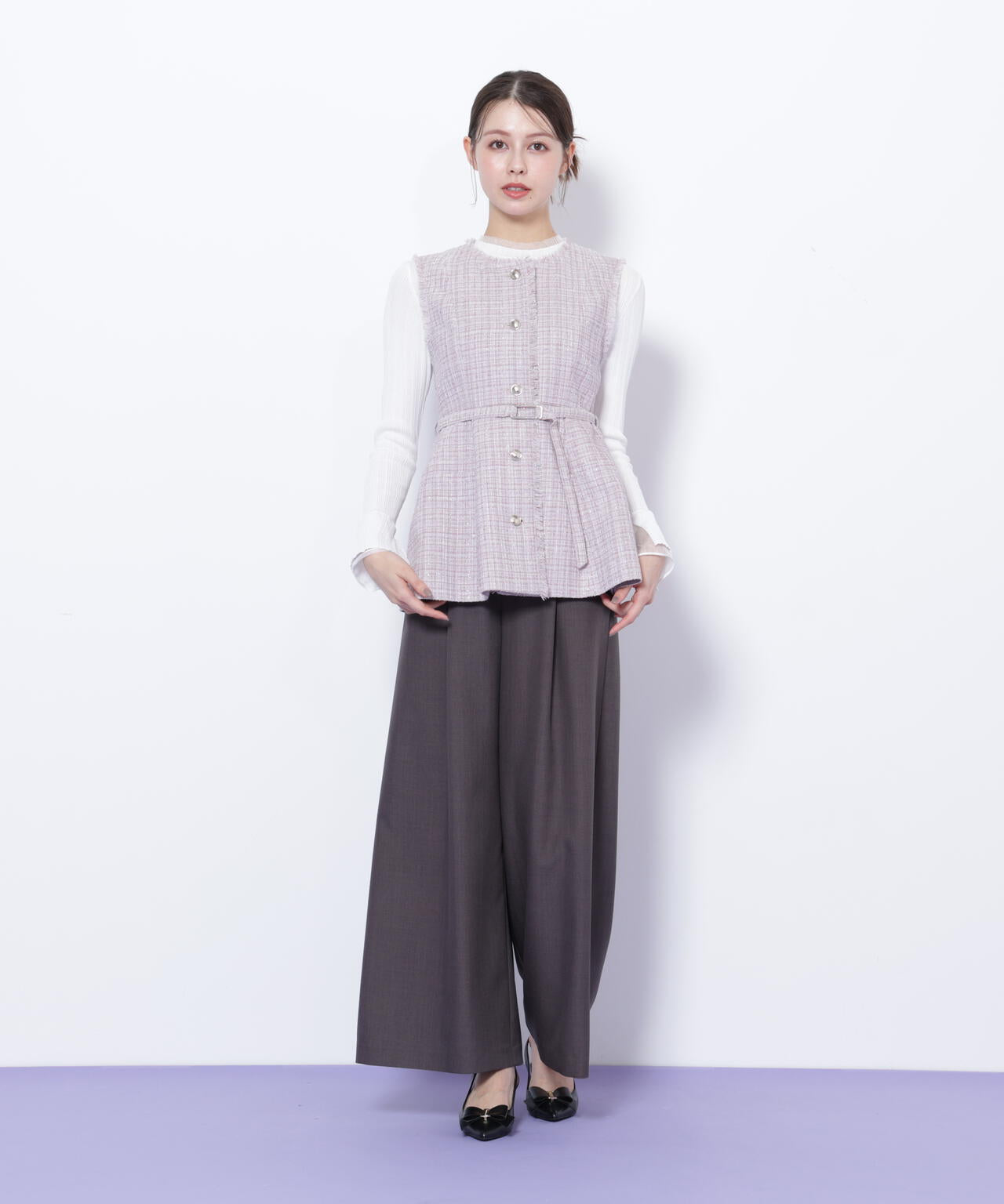 ツイードペプラムジレ | JILL by JILL STUART（ジル バイ ジル