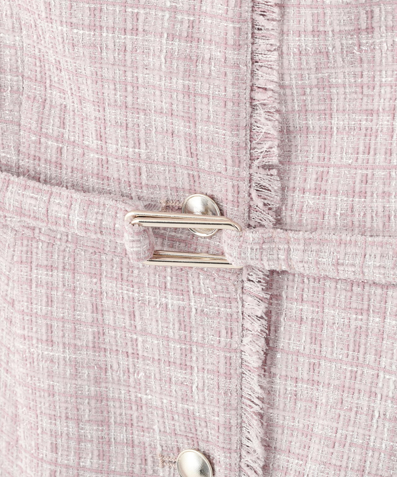 ツイードペプラムジレ