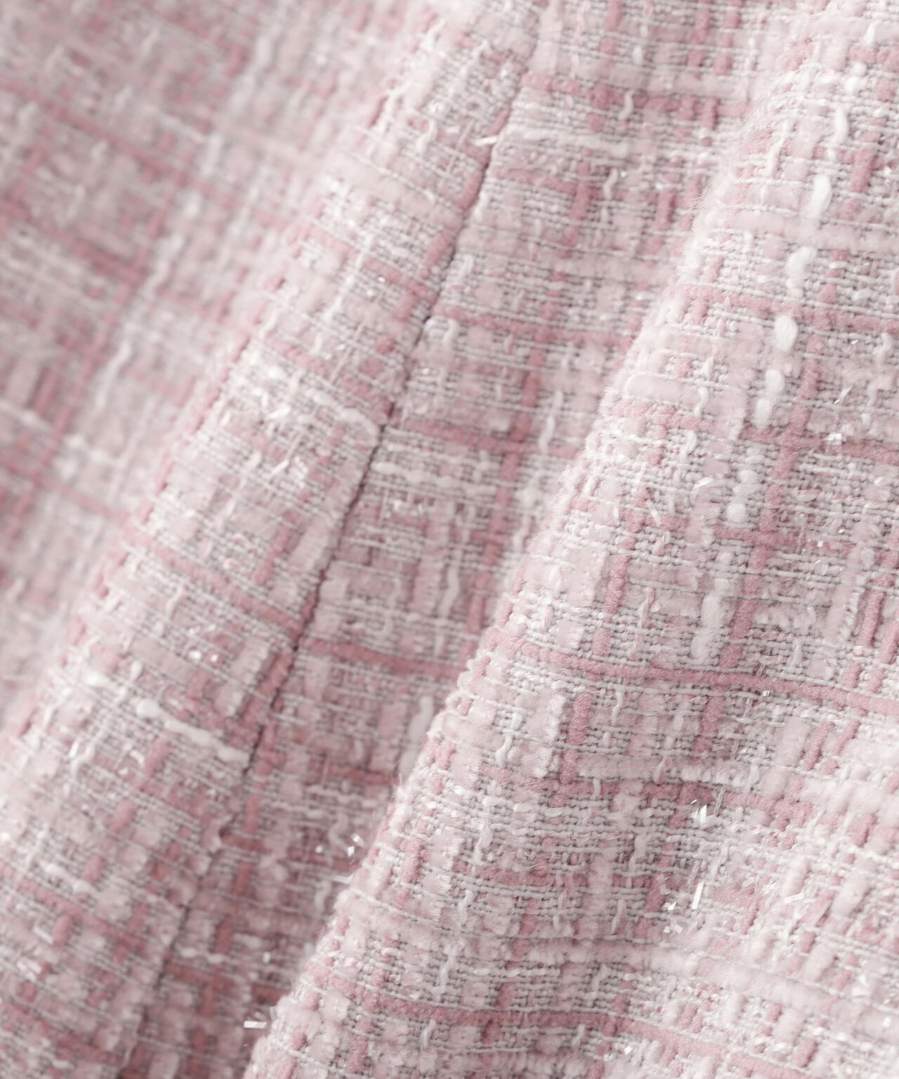 ツイードペプラムジレ